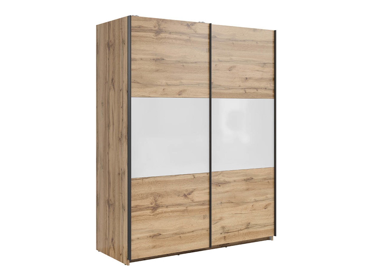 Wardrobe Livevaro 117 (Wotan Oak + White)