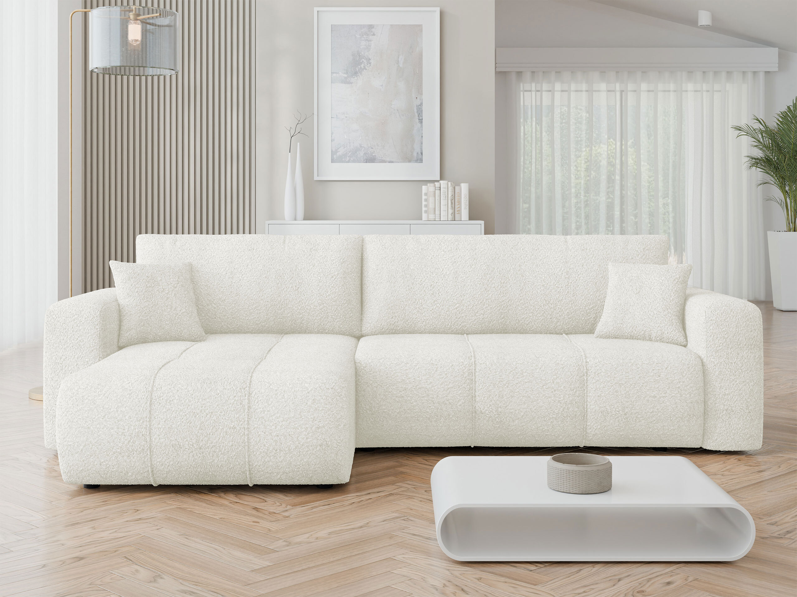 Corner sofa Comfivo Laurus I (Coral 15)
