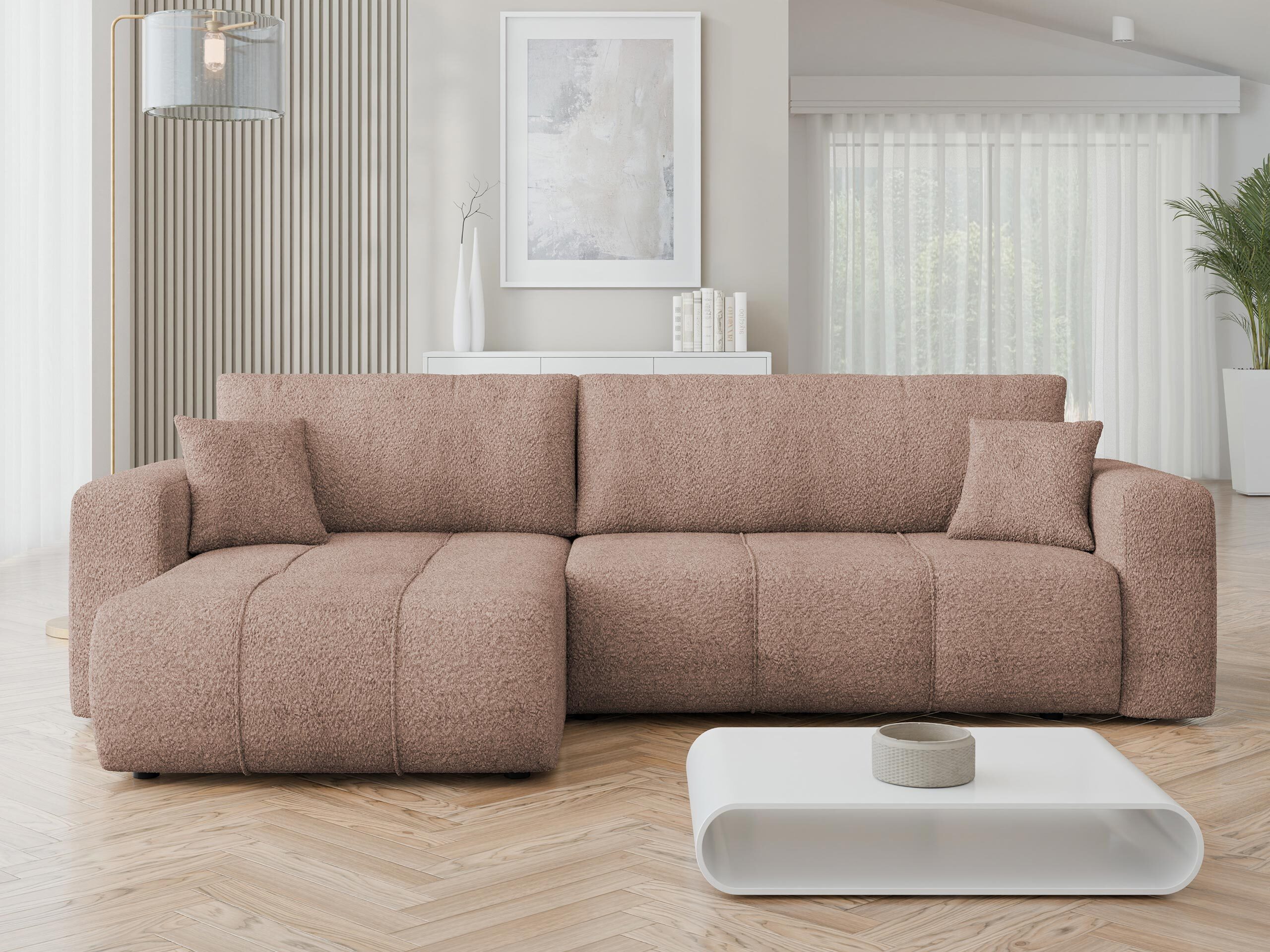 Corner sofa Comfivo Laurus I (Coral 45)