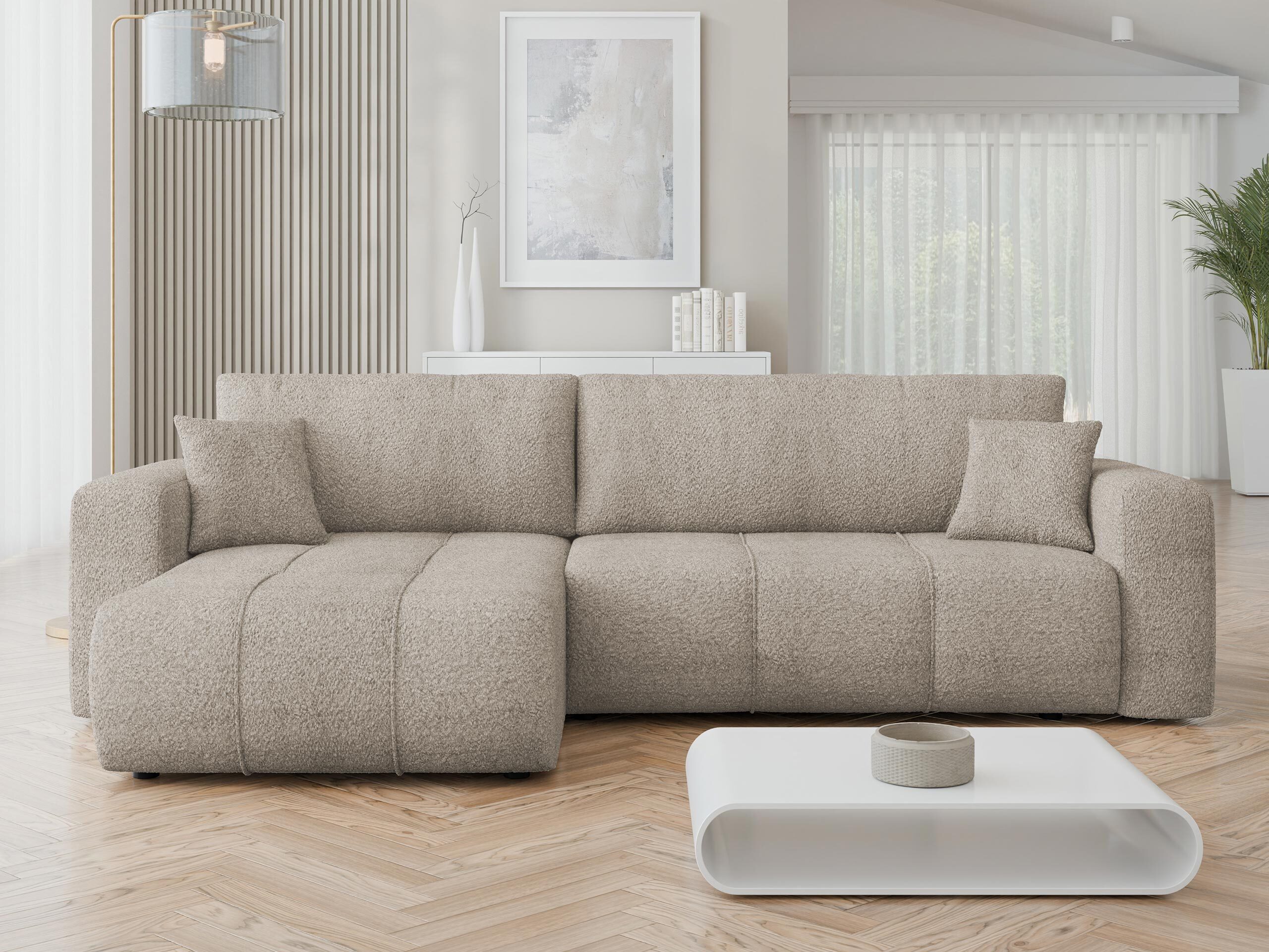 Corner sofa Comfivo Laurus I (Coral 50)