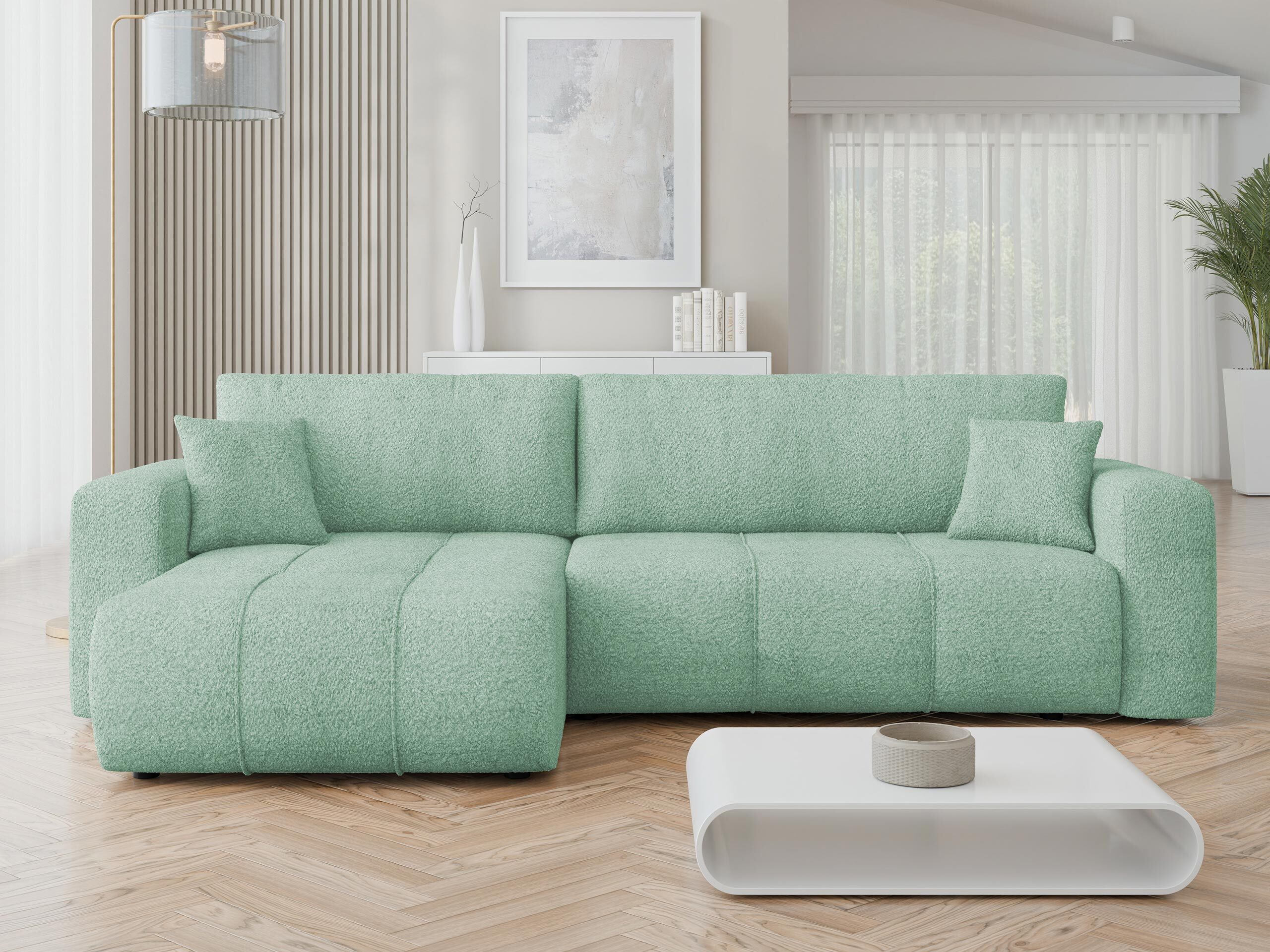 Corner sofa Comfivo Laurus I (Coral 55)