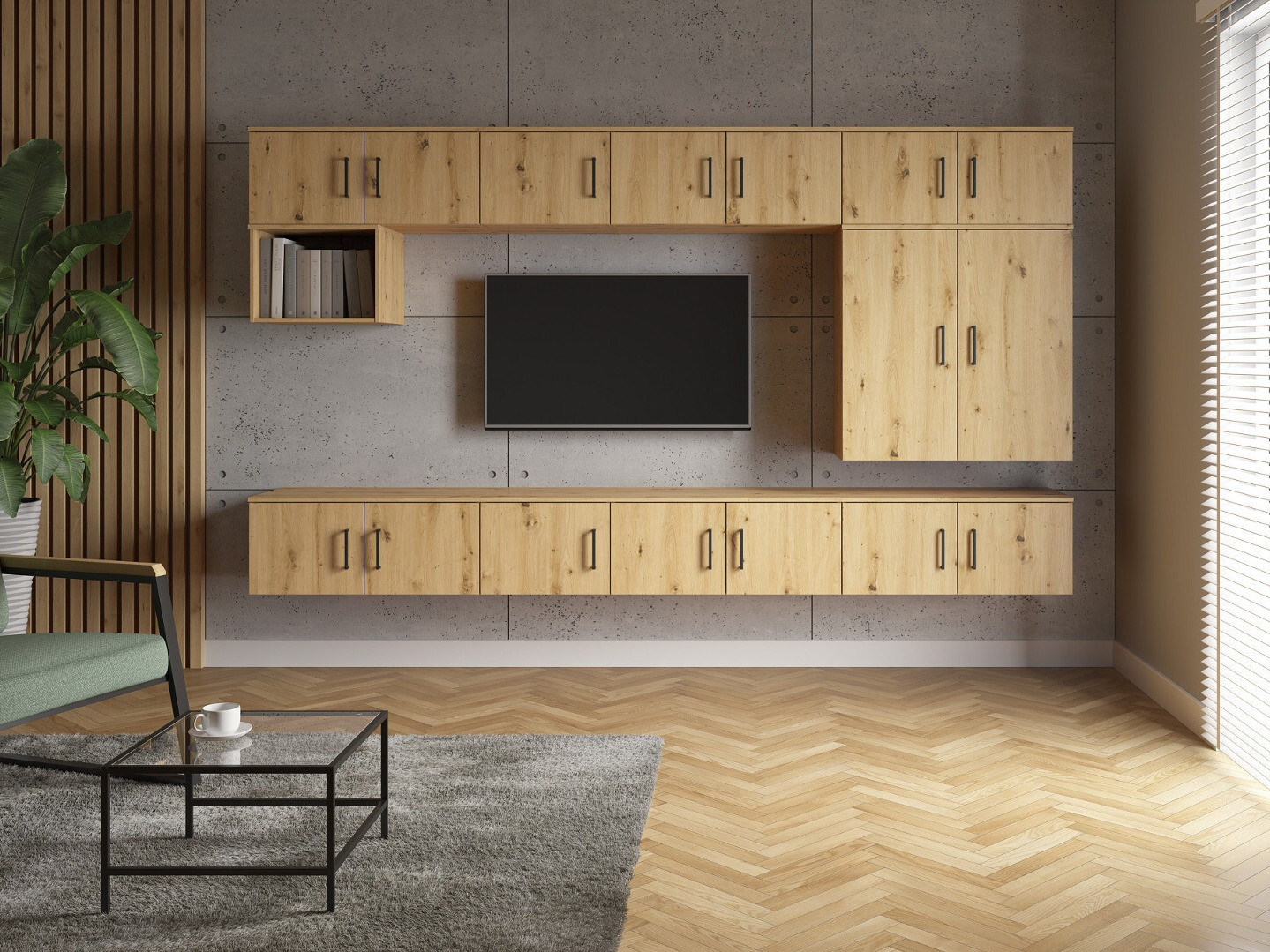 Sideboard Fenopha 192 (Artisan oak)