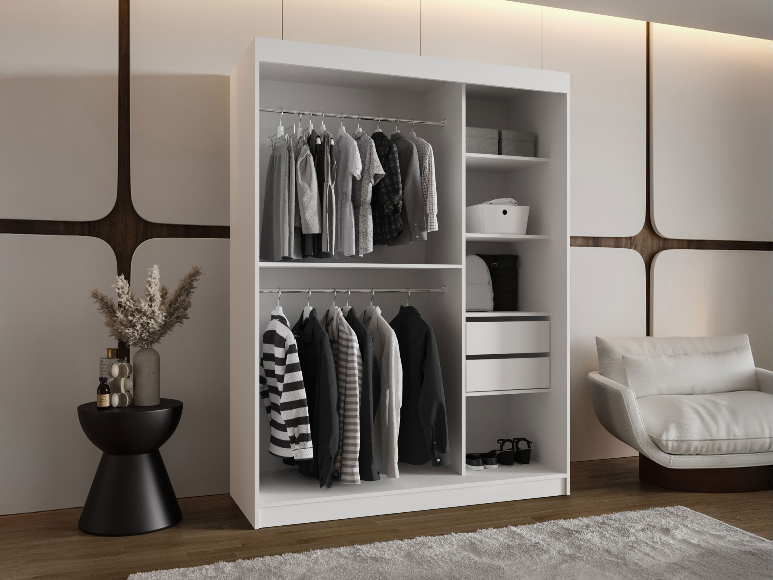 Wardrobe Hartford 503 (White)