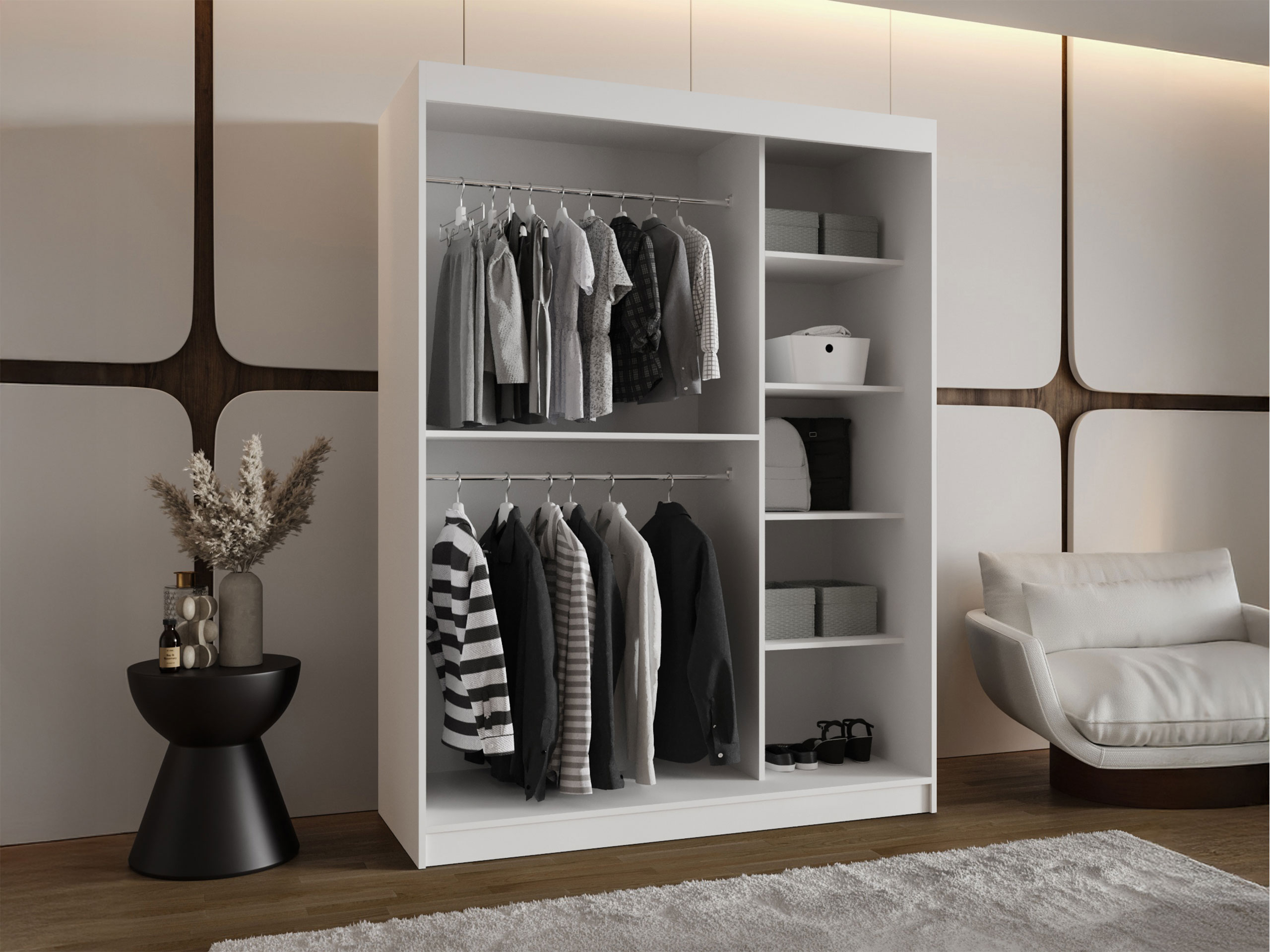Wardrobe Hartford 503 (White)