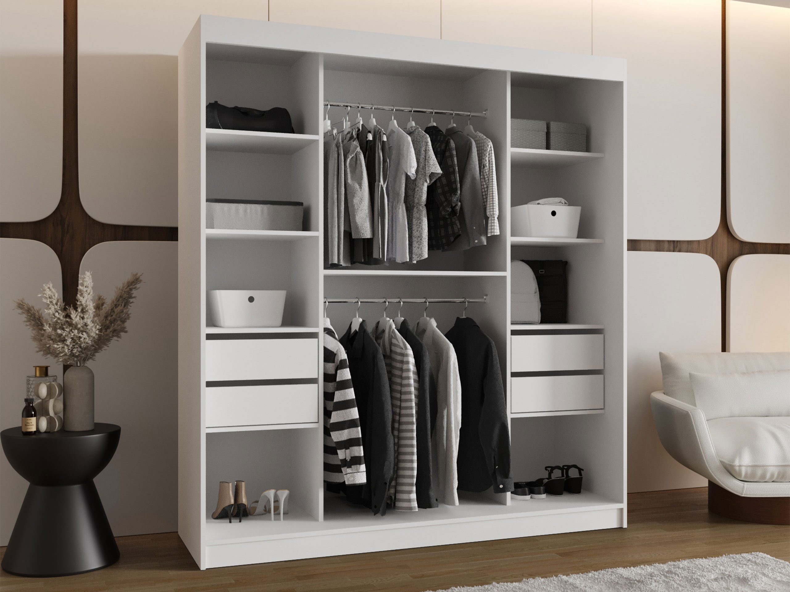 Wardrobe Hartford 506 (White)
