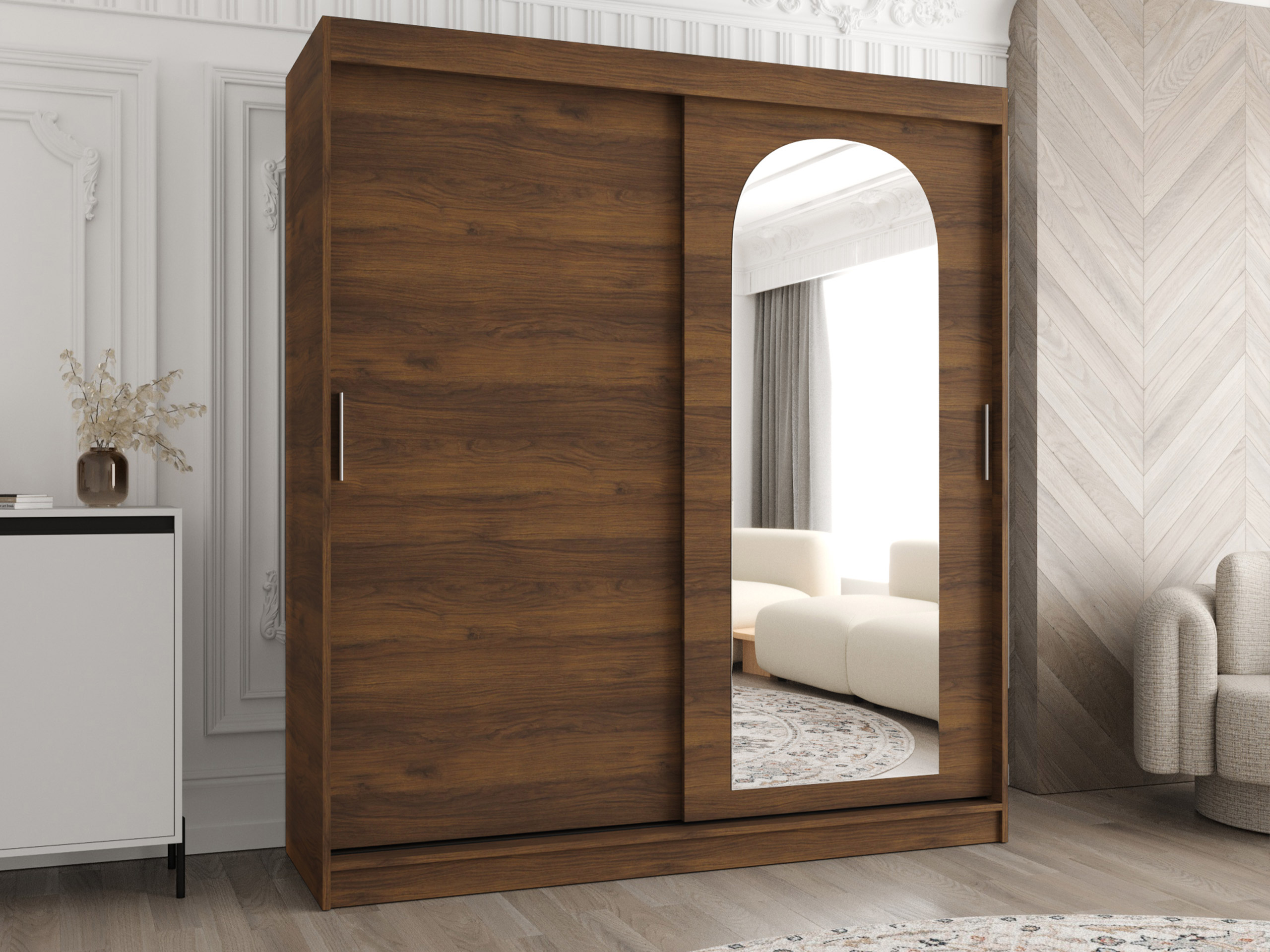 Wardrobe Hartford 500 (Walnut)