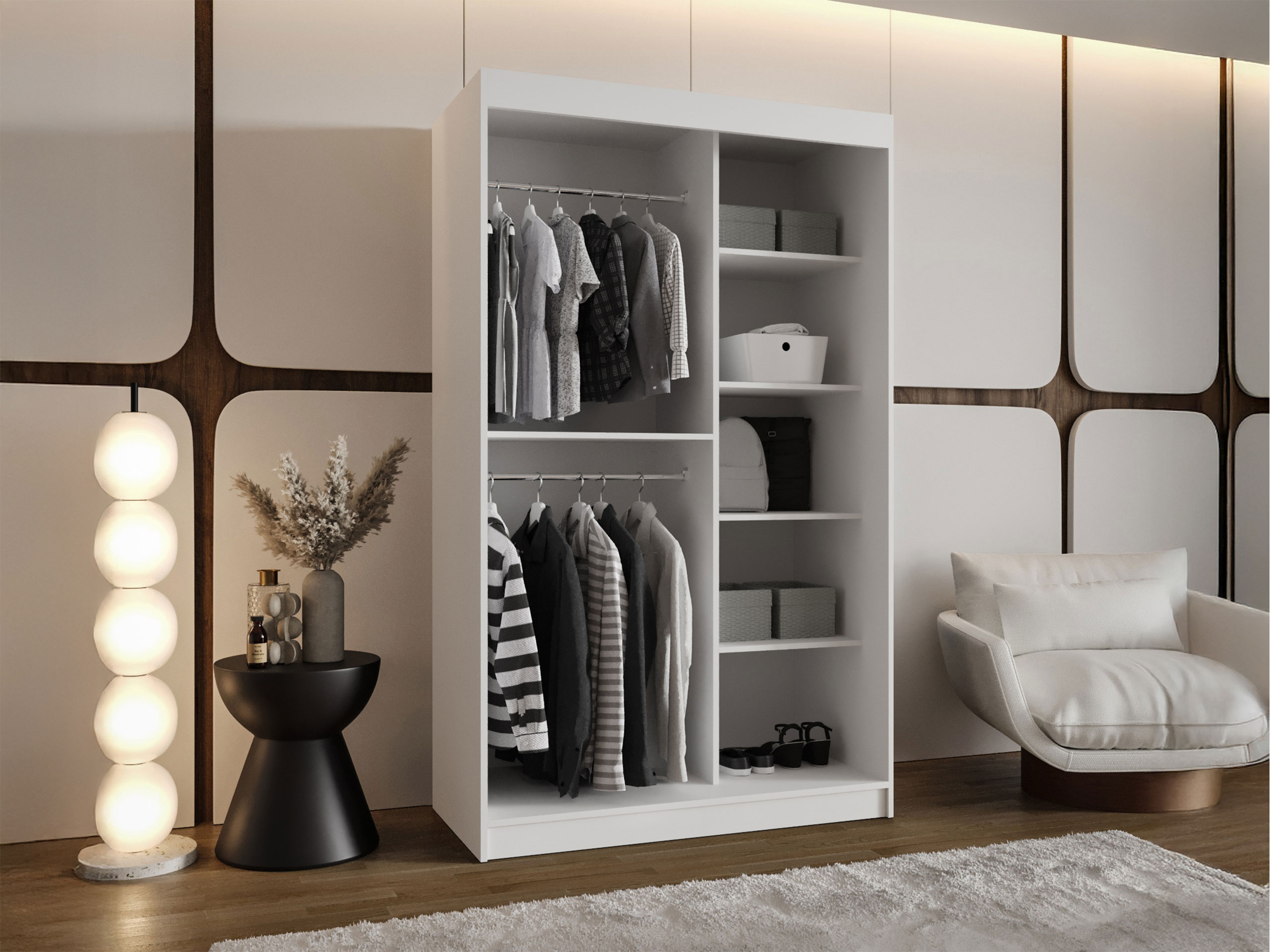 Wardrobe Hartford 504 (White)