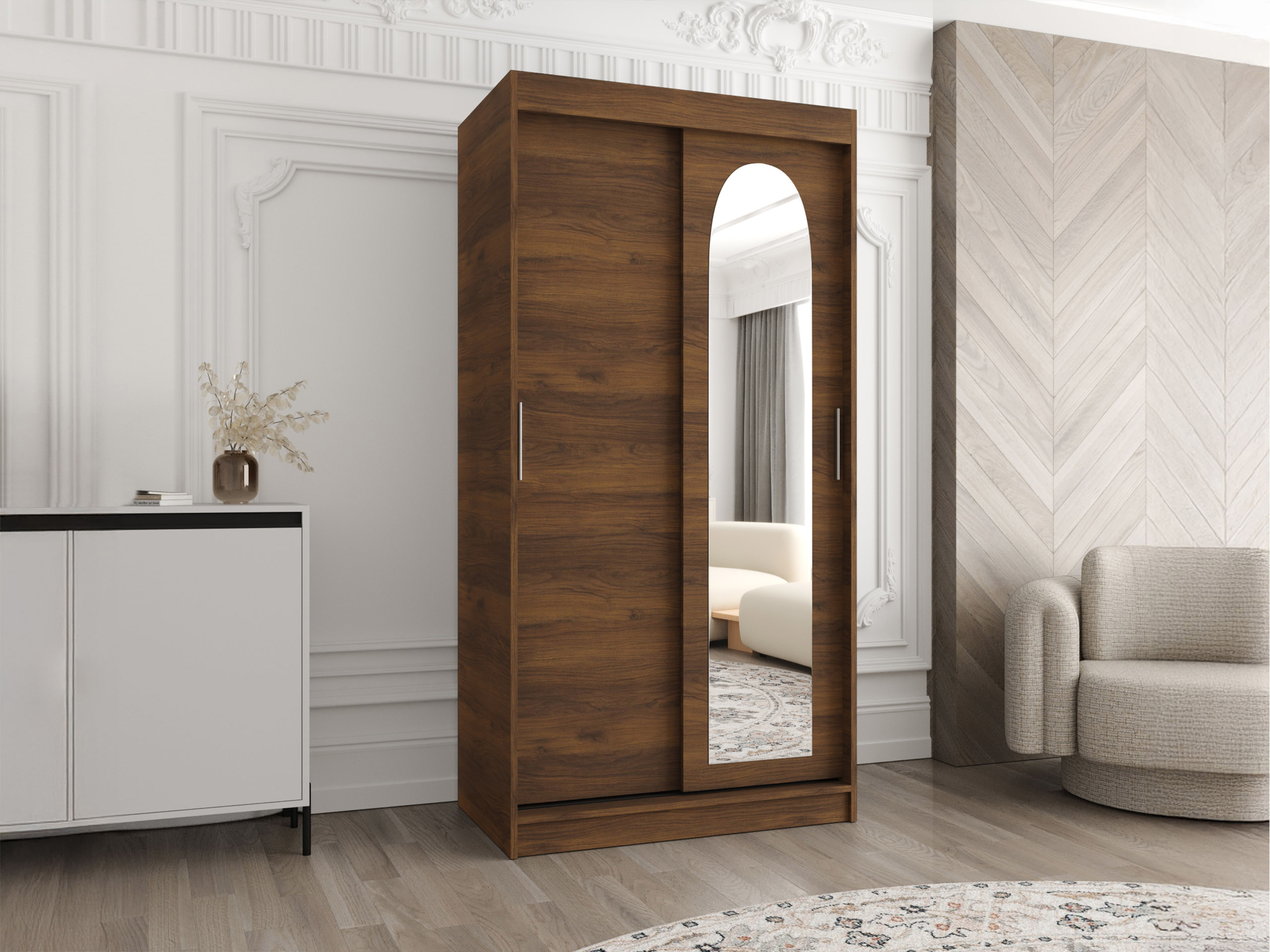 Wardrobe Hartford 505 (Walnut)