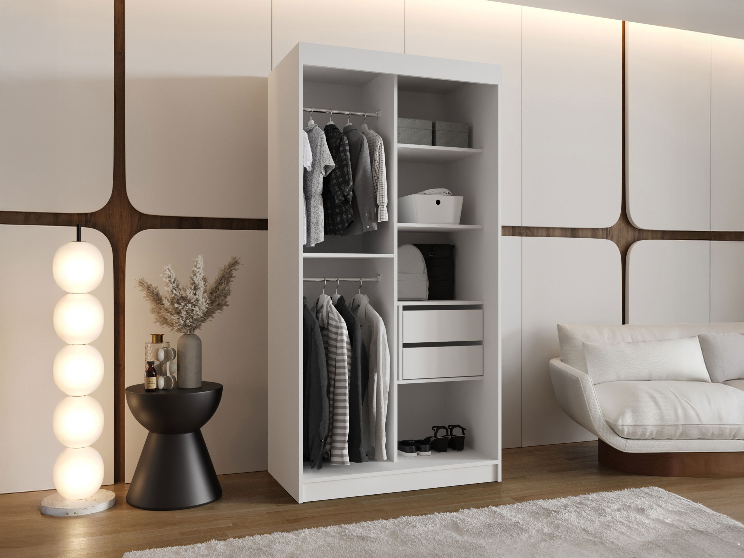 Wardrobe Hartford 505 (White)