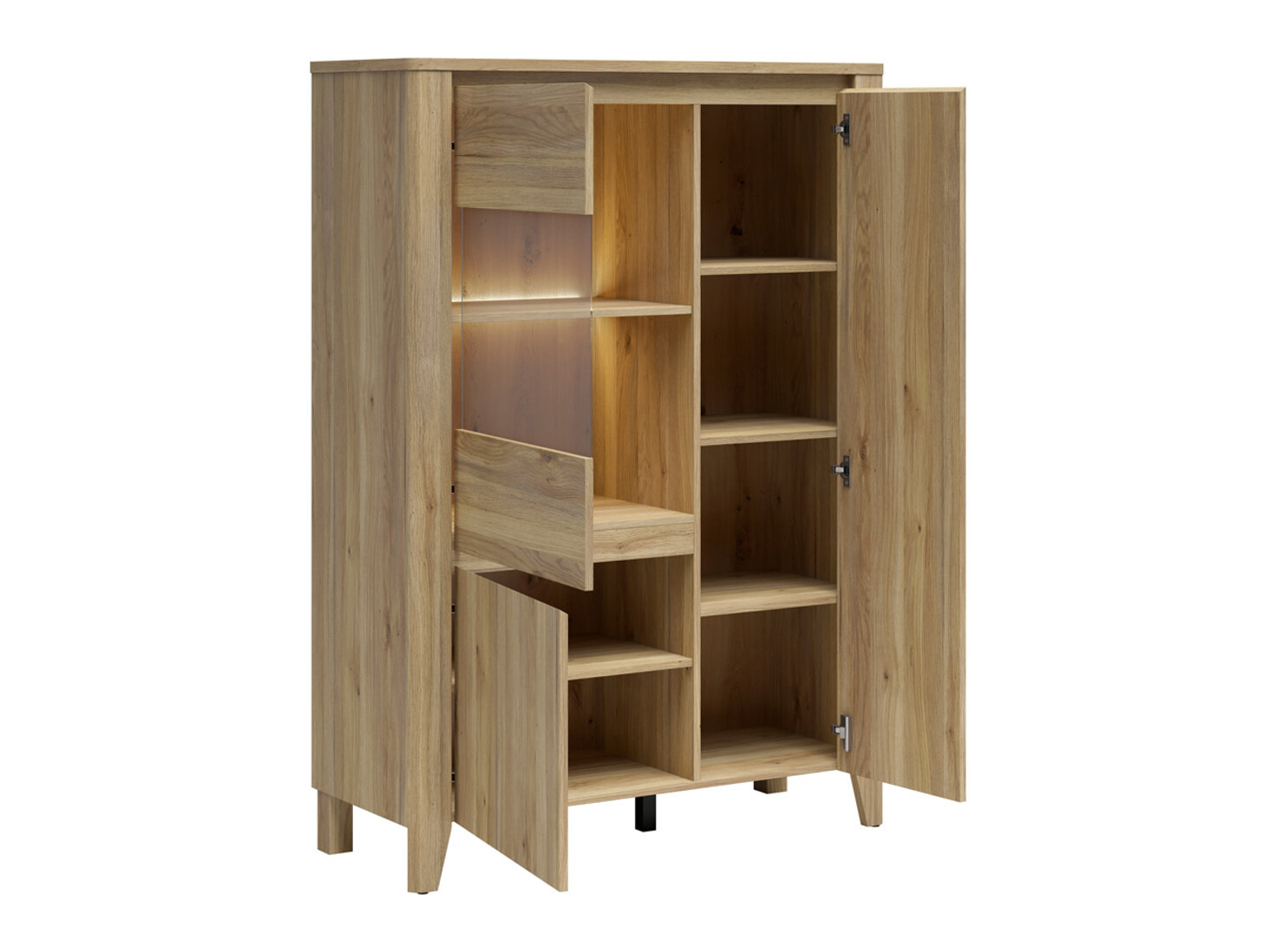 Bookcase Talduno 101 (Light oak)