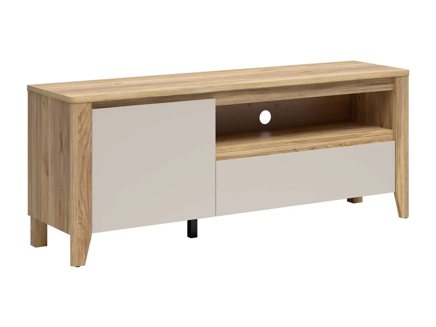 TV stand Talduno 100 (Light oak + Cashmere)
