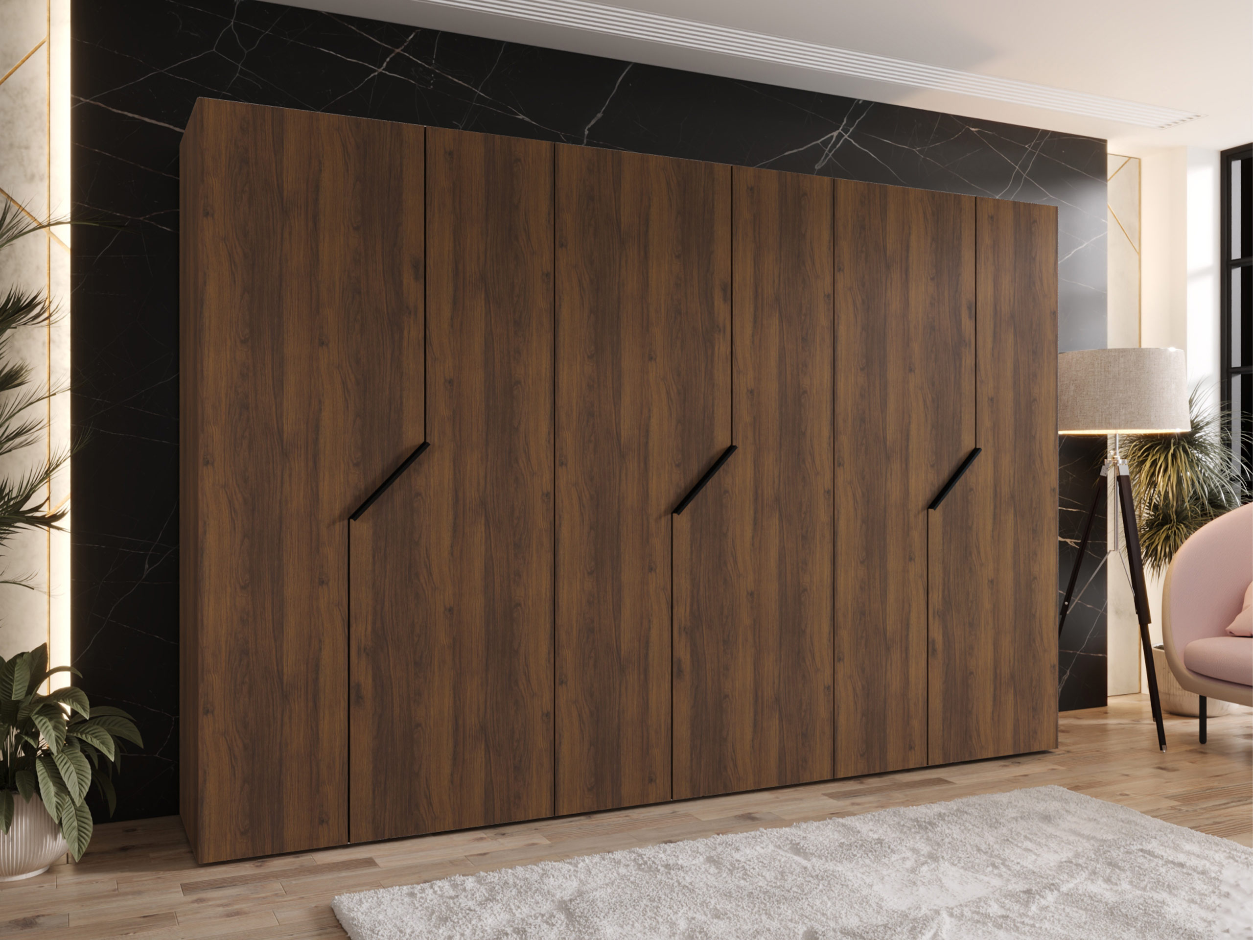 Wardrobe Hartford 596 (Walnut)