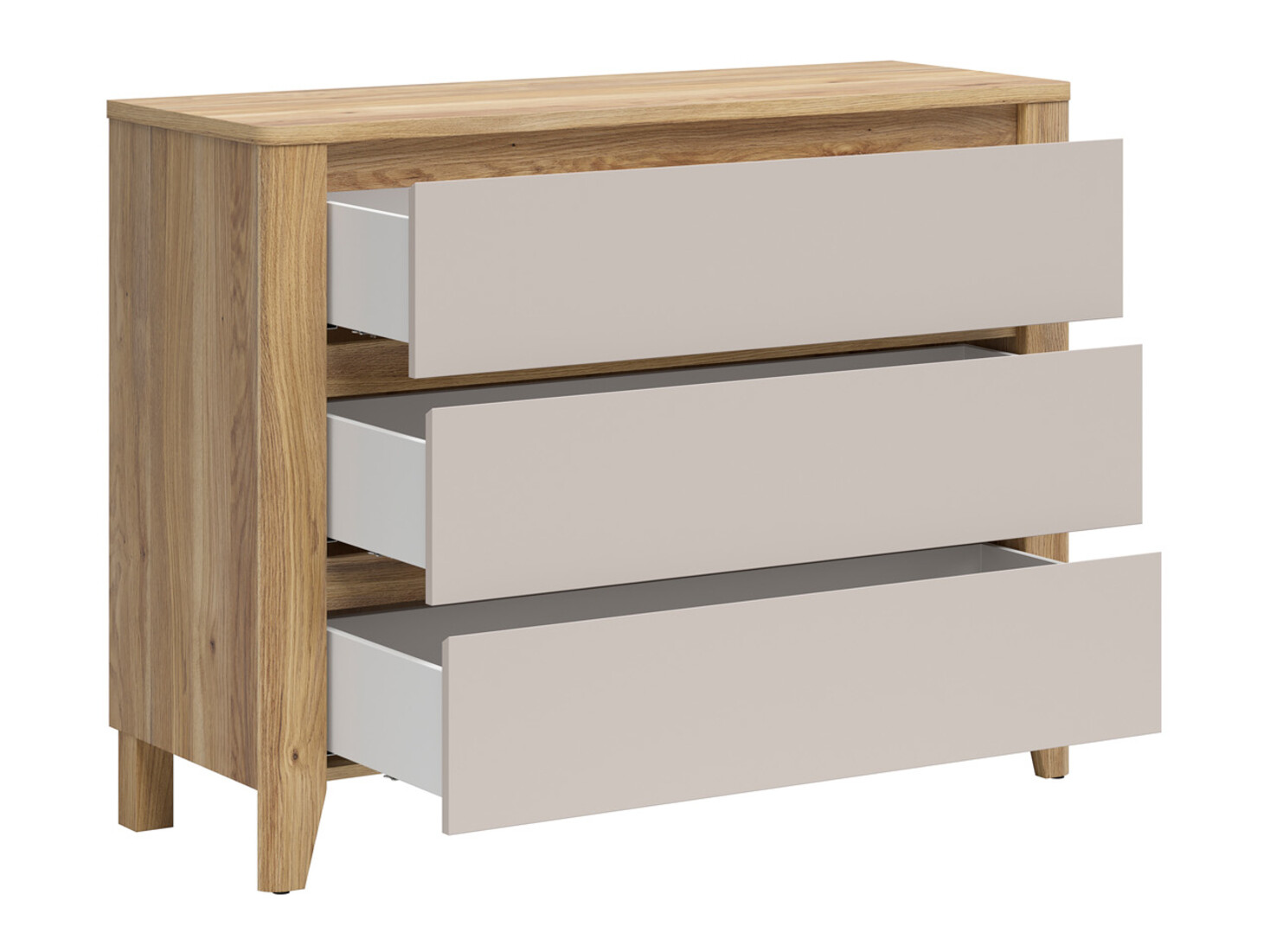 Chest of drawers Talduno 102 (Light oak + Cashmere)