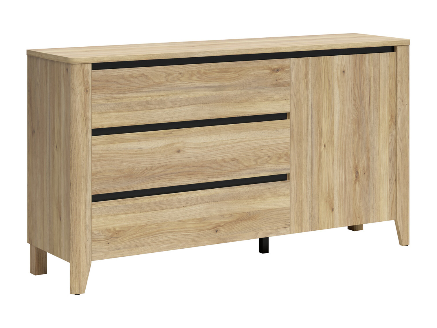 Chest of drawers Talduno 105 (Light oak)