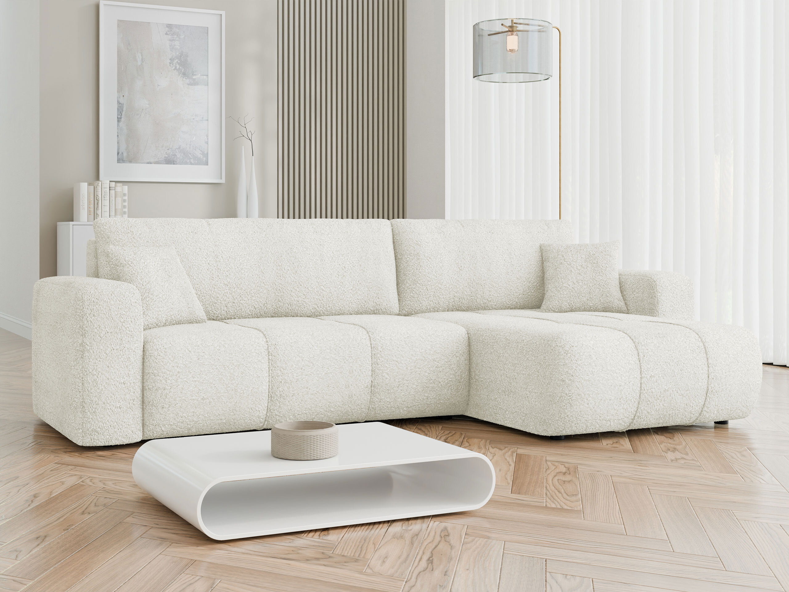 Corner sofa Comfivo Laurus I (Coral 15)