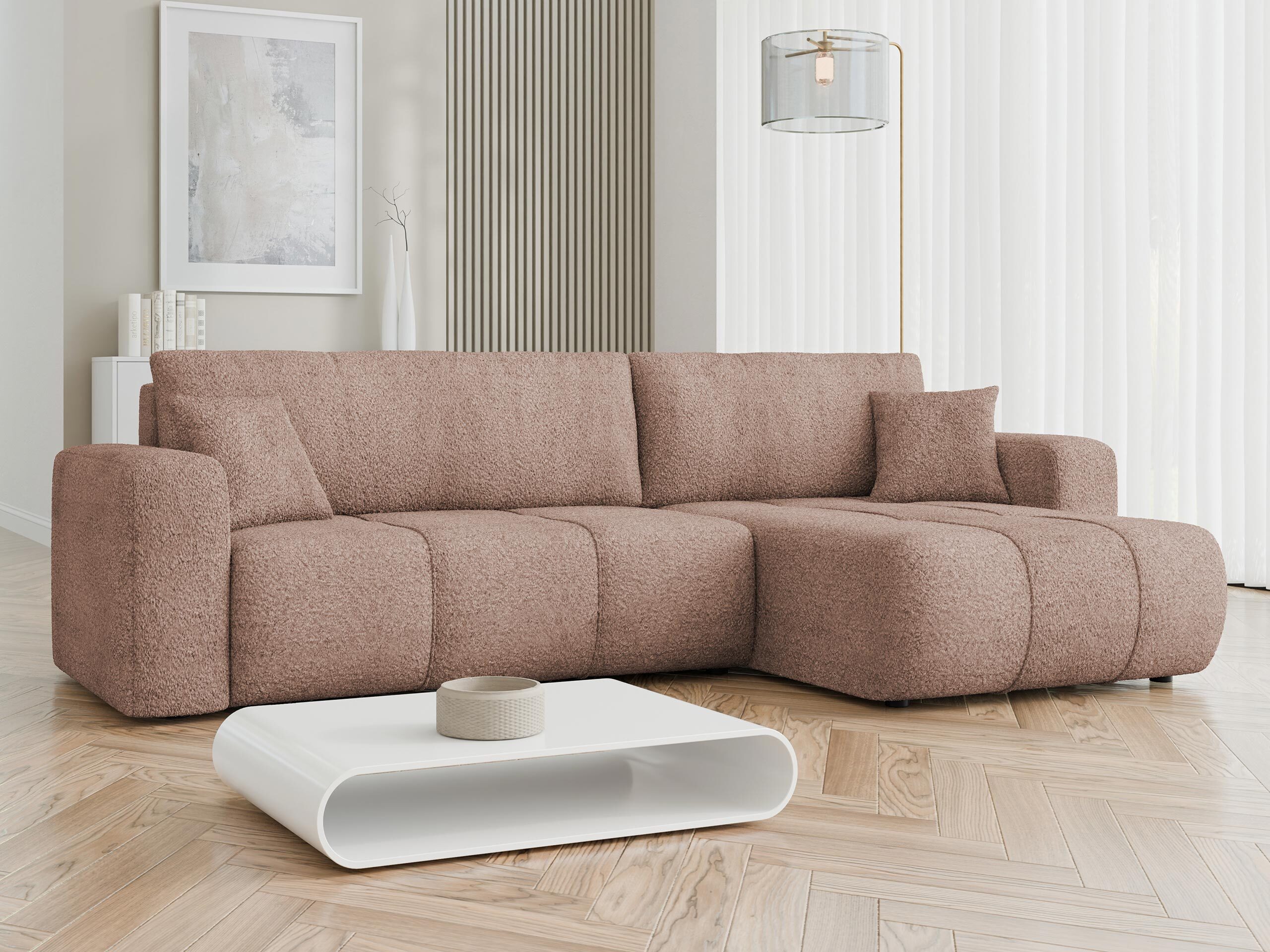 Corner sofa Comfivo Laurus I (Coral 45)