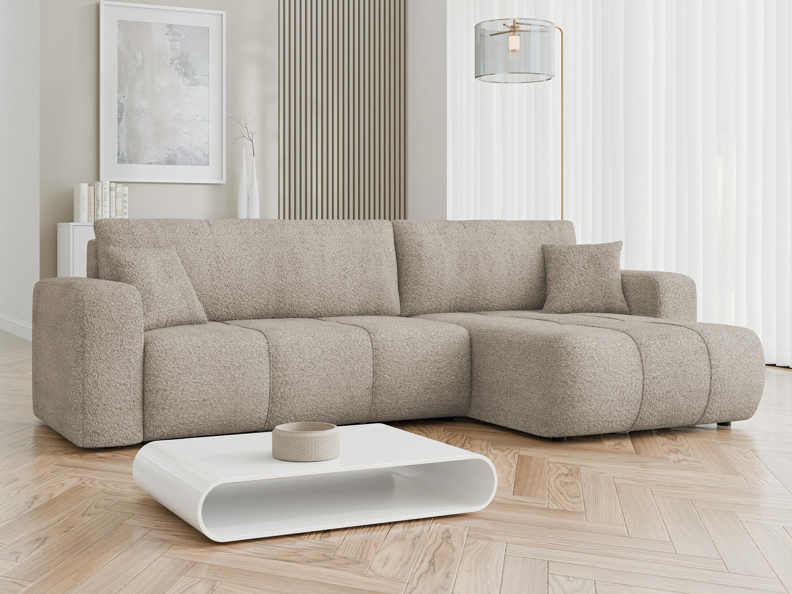 Corner sofa Comfivo Laurus I (Coral 50)