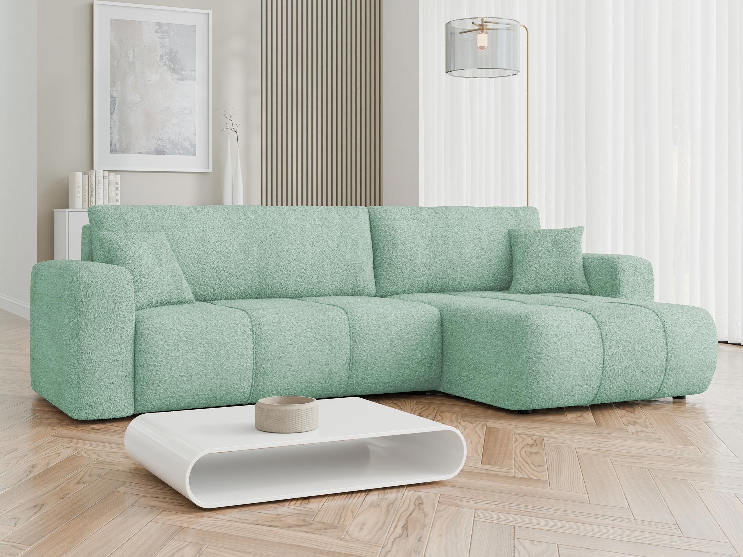 Corner sofa Comfivo Laurus I (Coral 55)