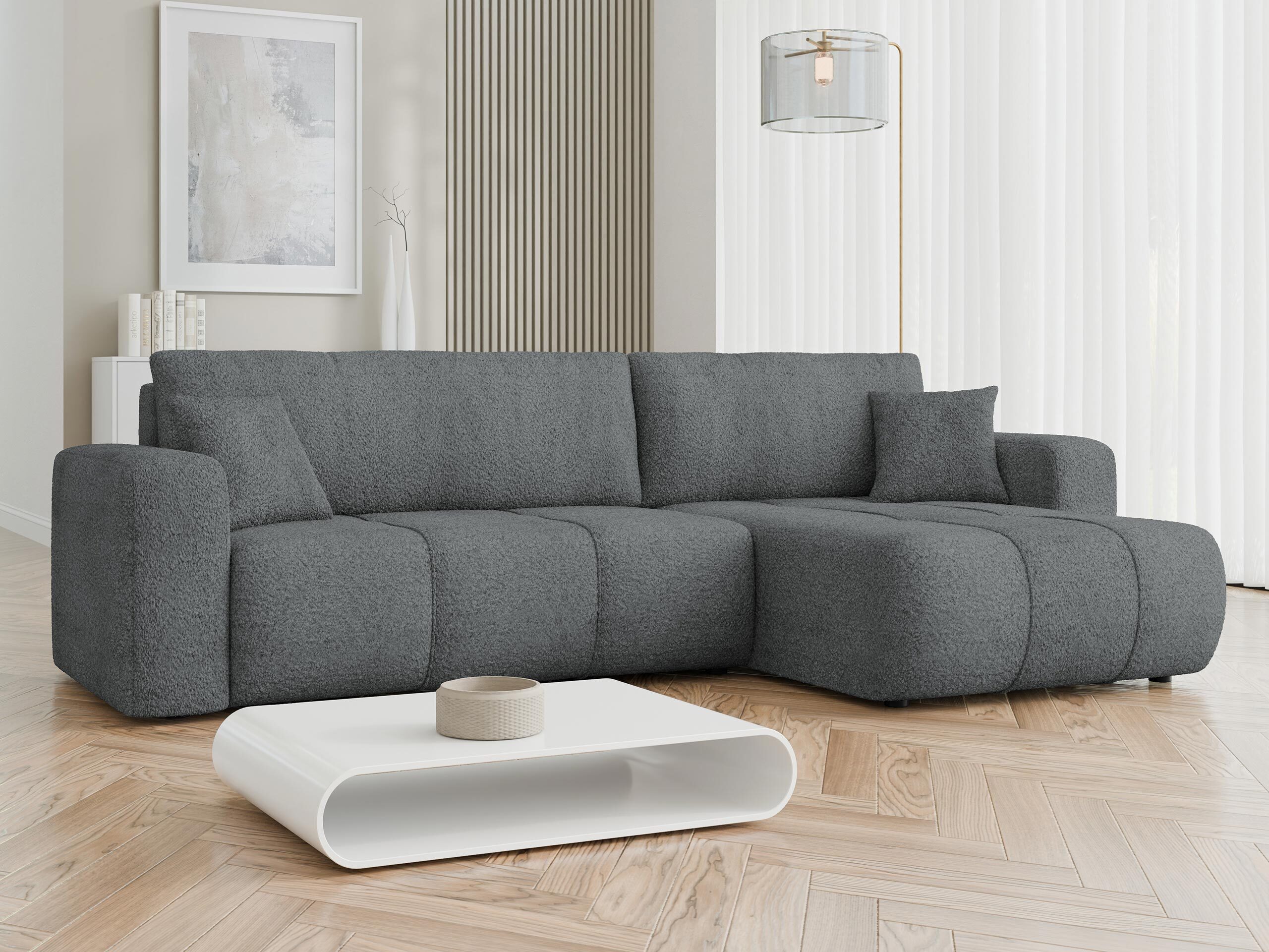 Corner sofa Comfivo Laurus I (Coral 80)