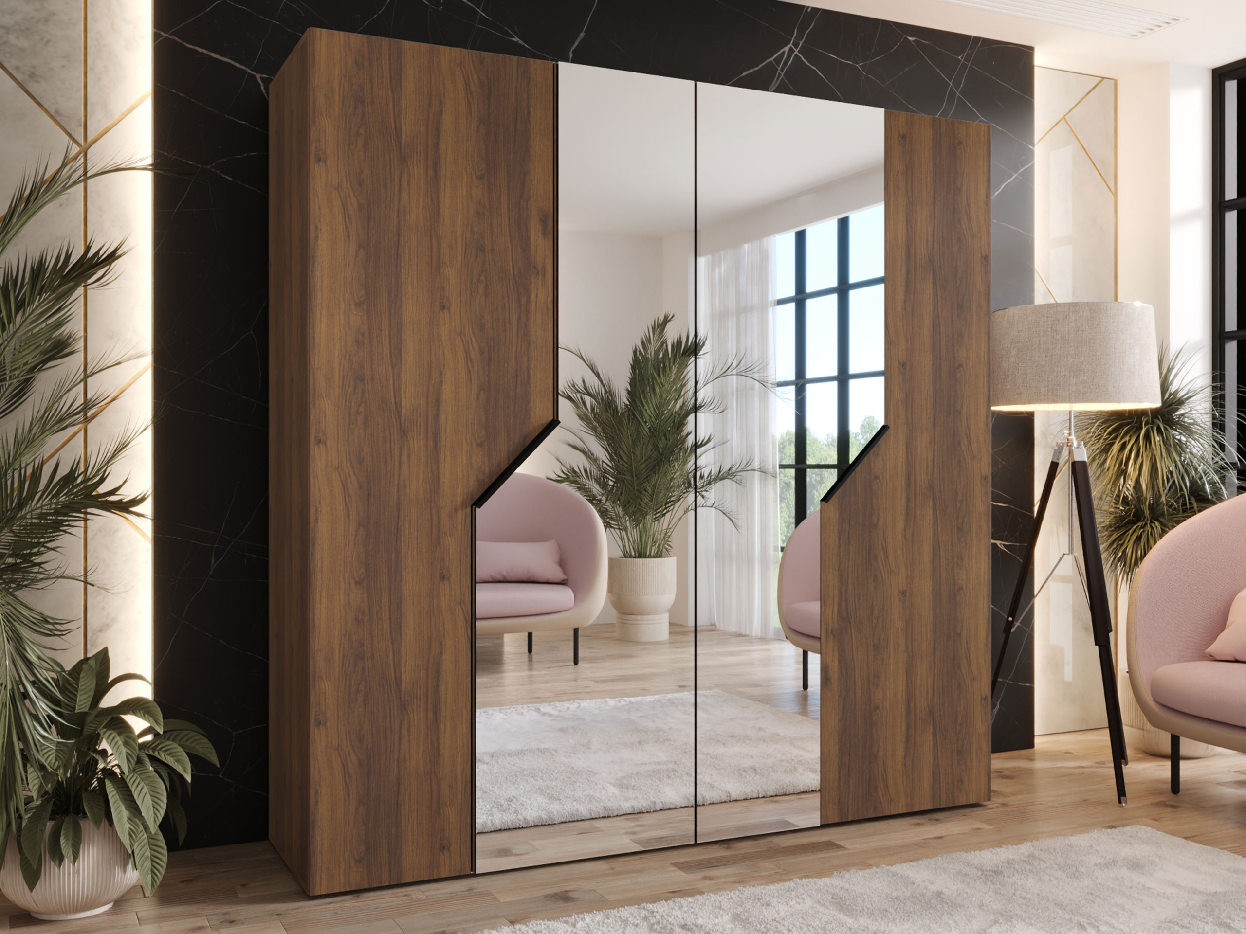 Wardrobe Hartford 598 (Walnut)