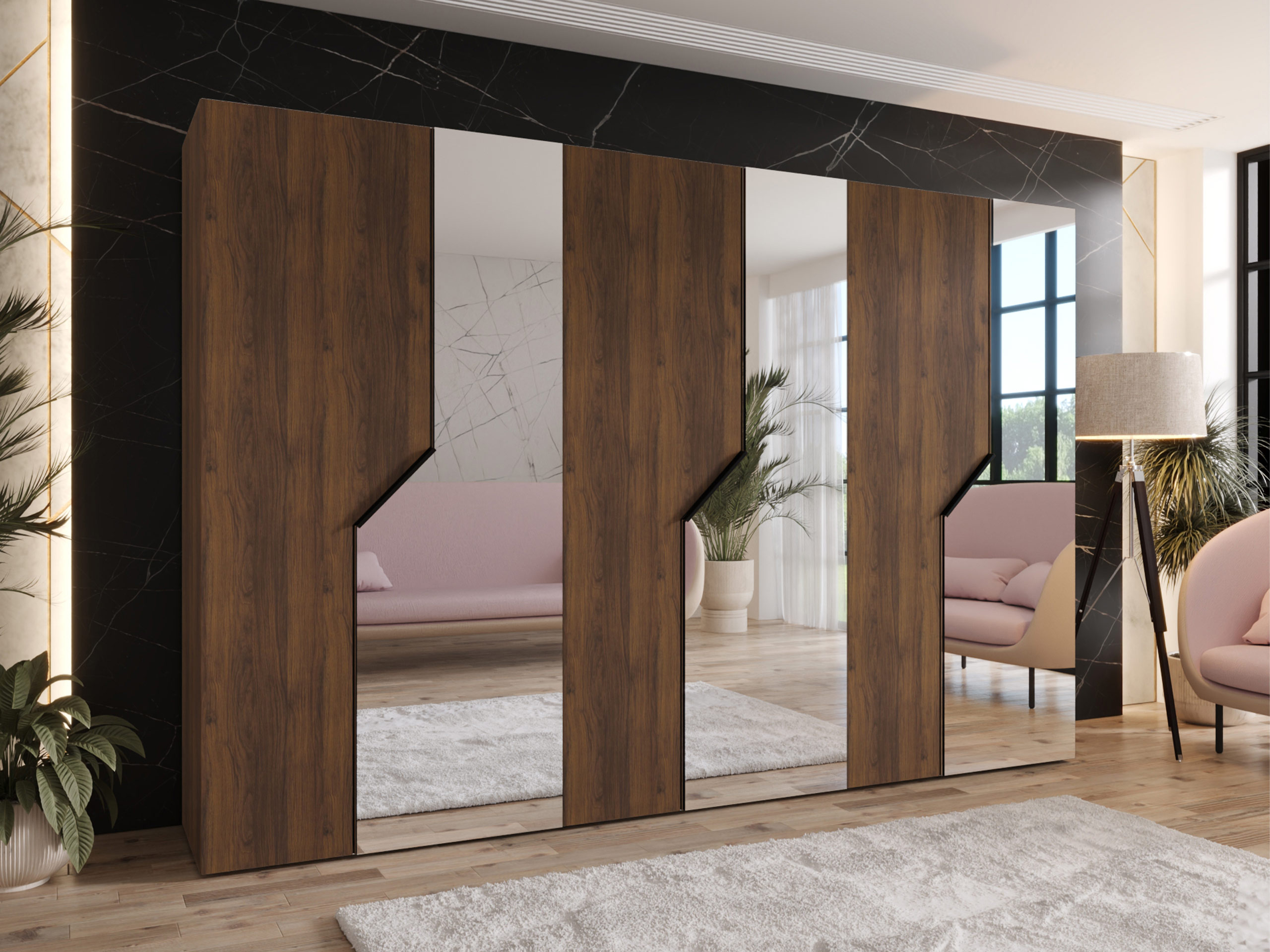 Wardrobe Hartford 599 (Walnut)