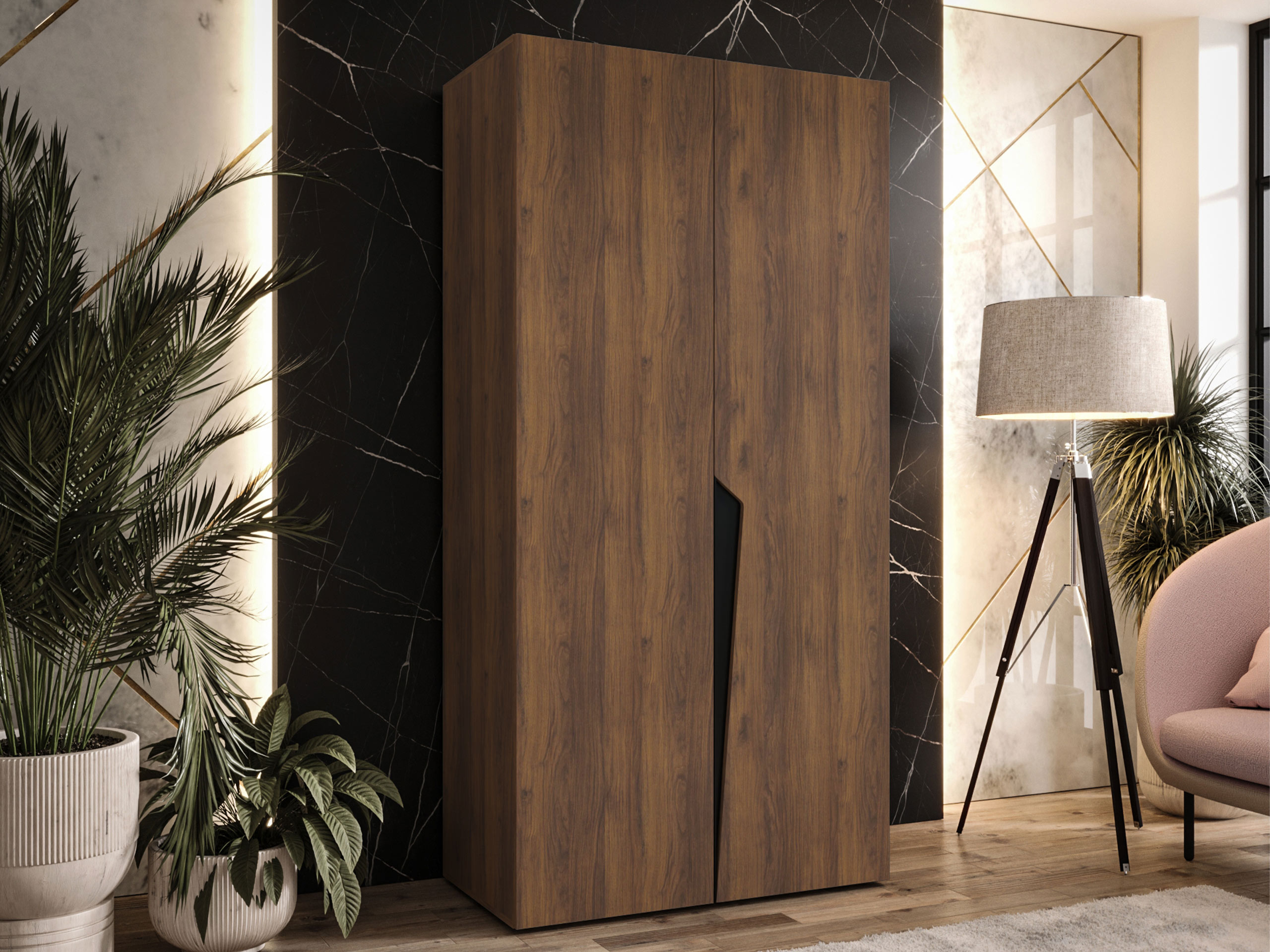 Wardrobe Hartford 603 (Walnut)