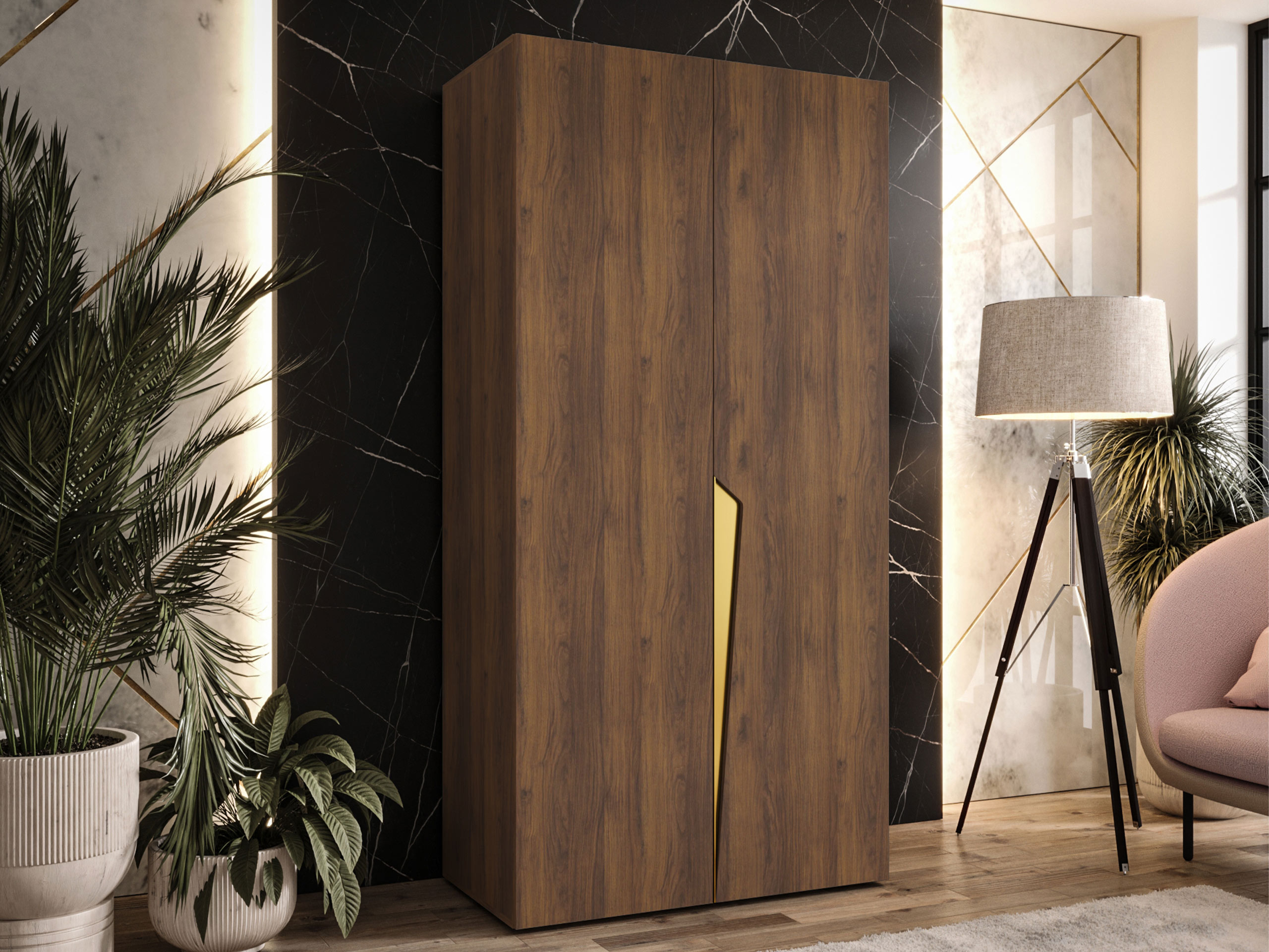 Wardrobe Hartford 603 (Walnut)