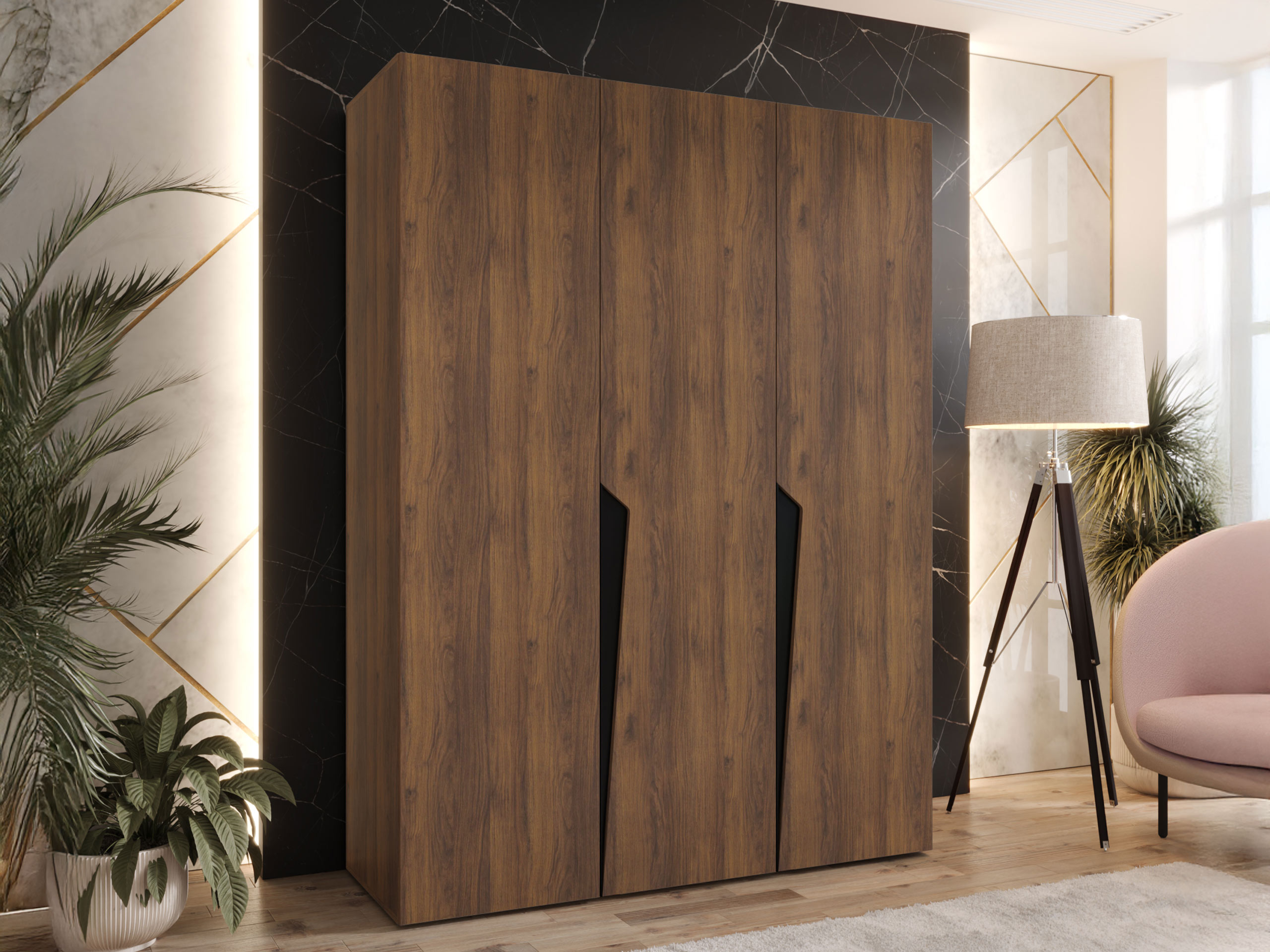 Wardrobe Hartford 604 (Walnut)