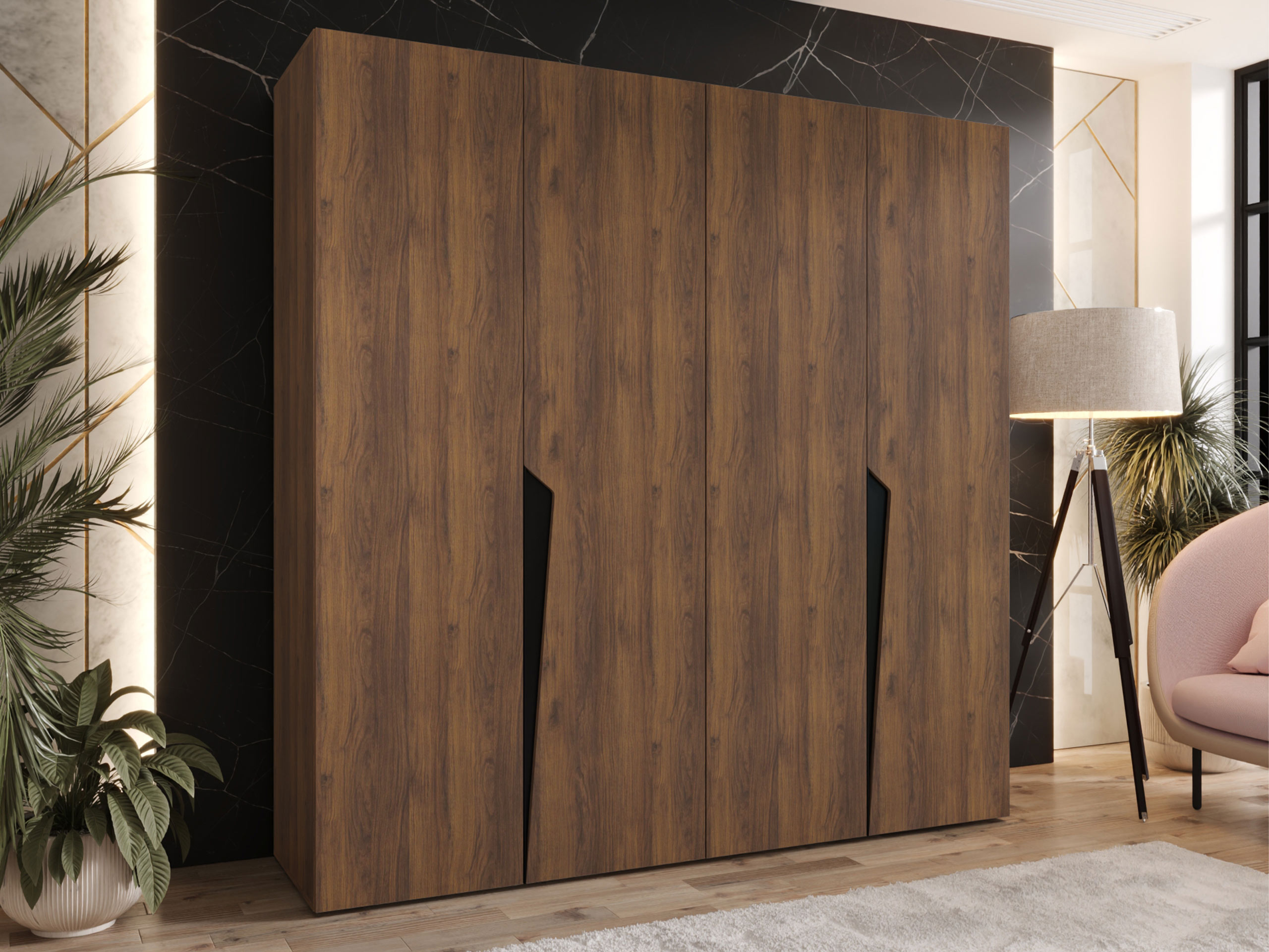 Wardrobe Hartford 605 (Walnut)