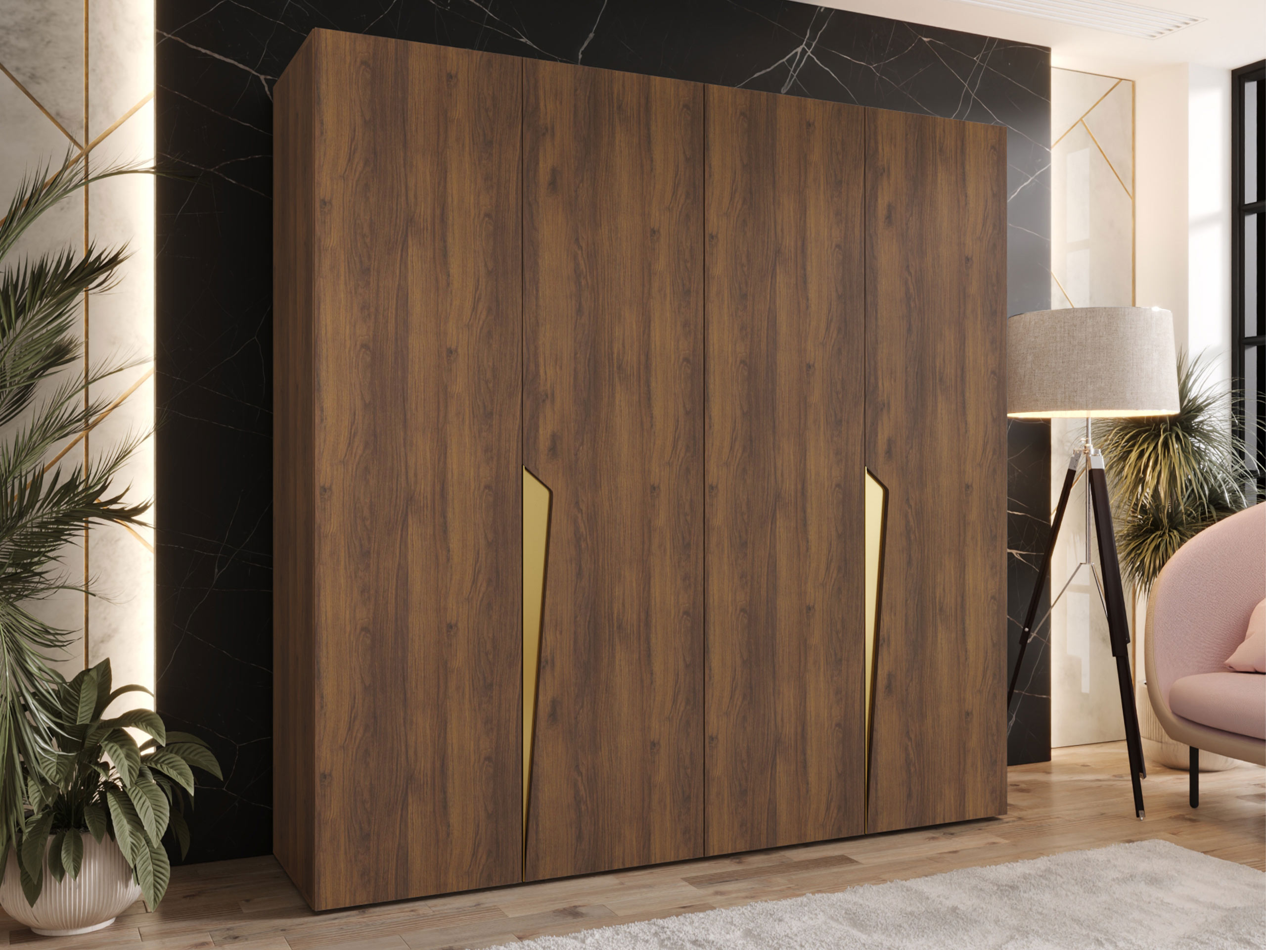 Wardrobe Hartford 605 (Walnut)
