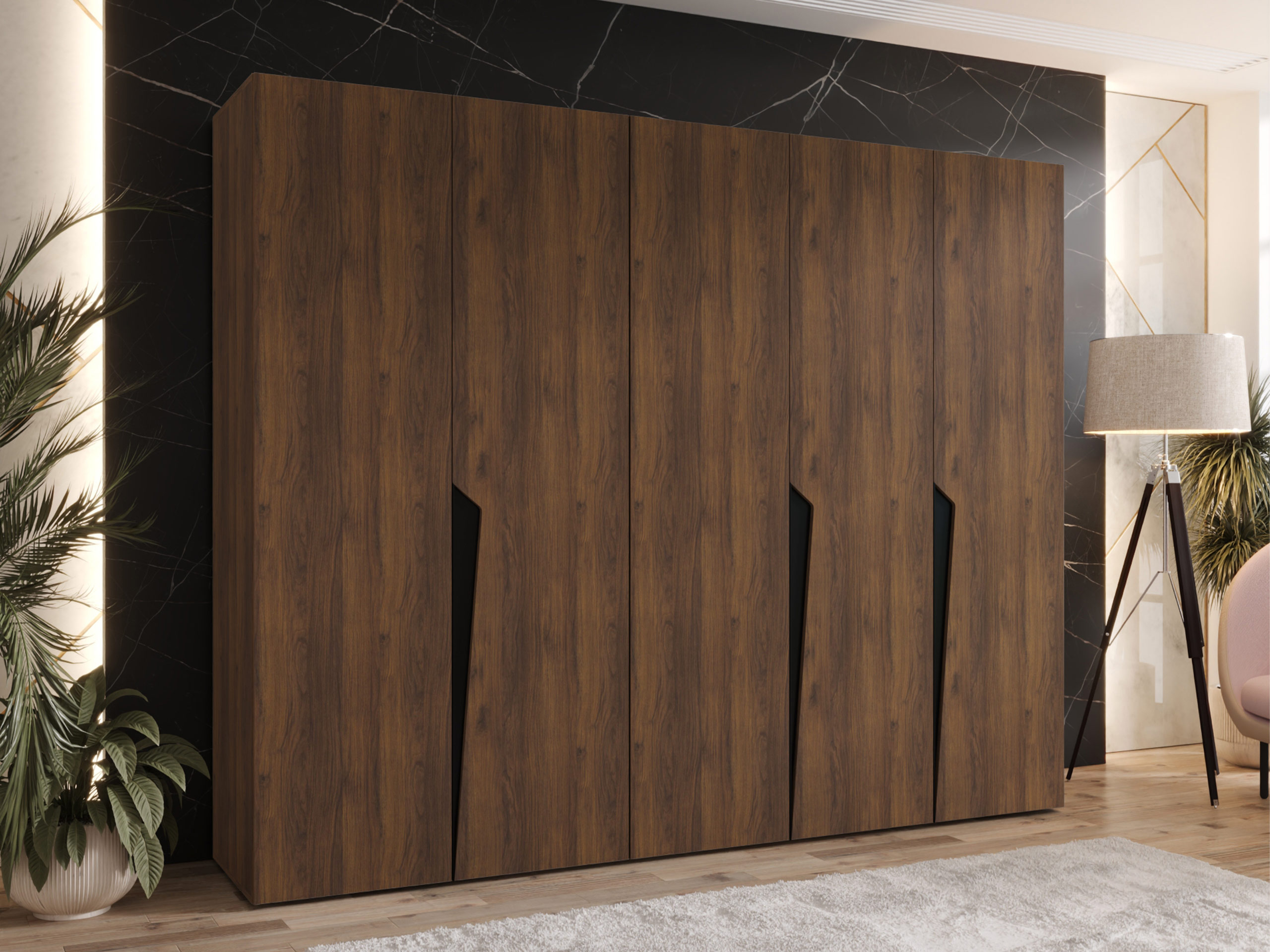 Wardrobe Hartford 606 (Walnut)