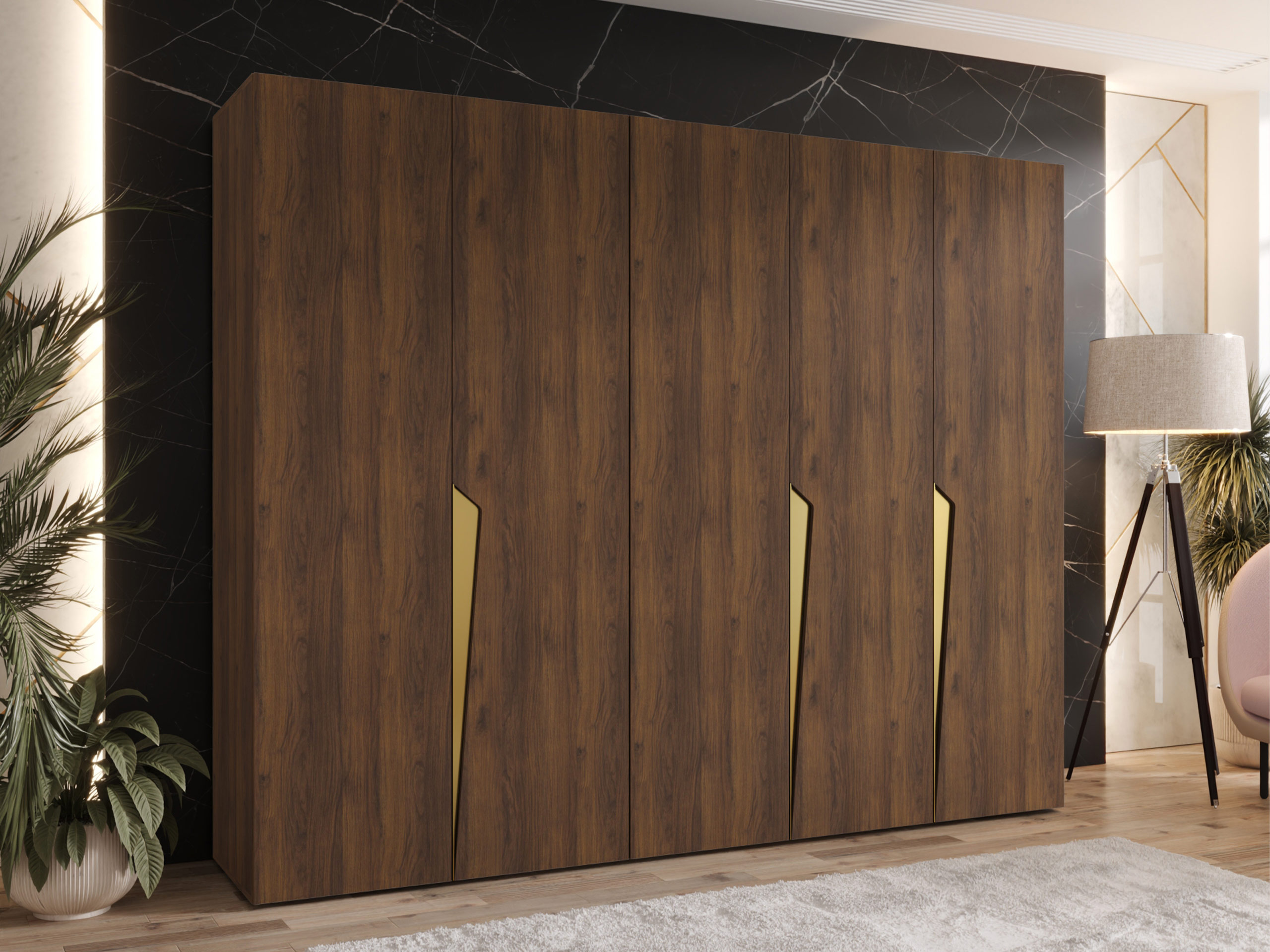 Wardrobe Hartford 606 (Walnut)