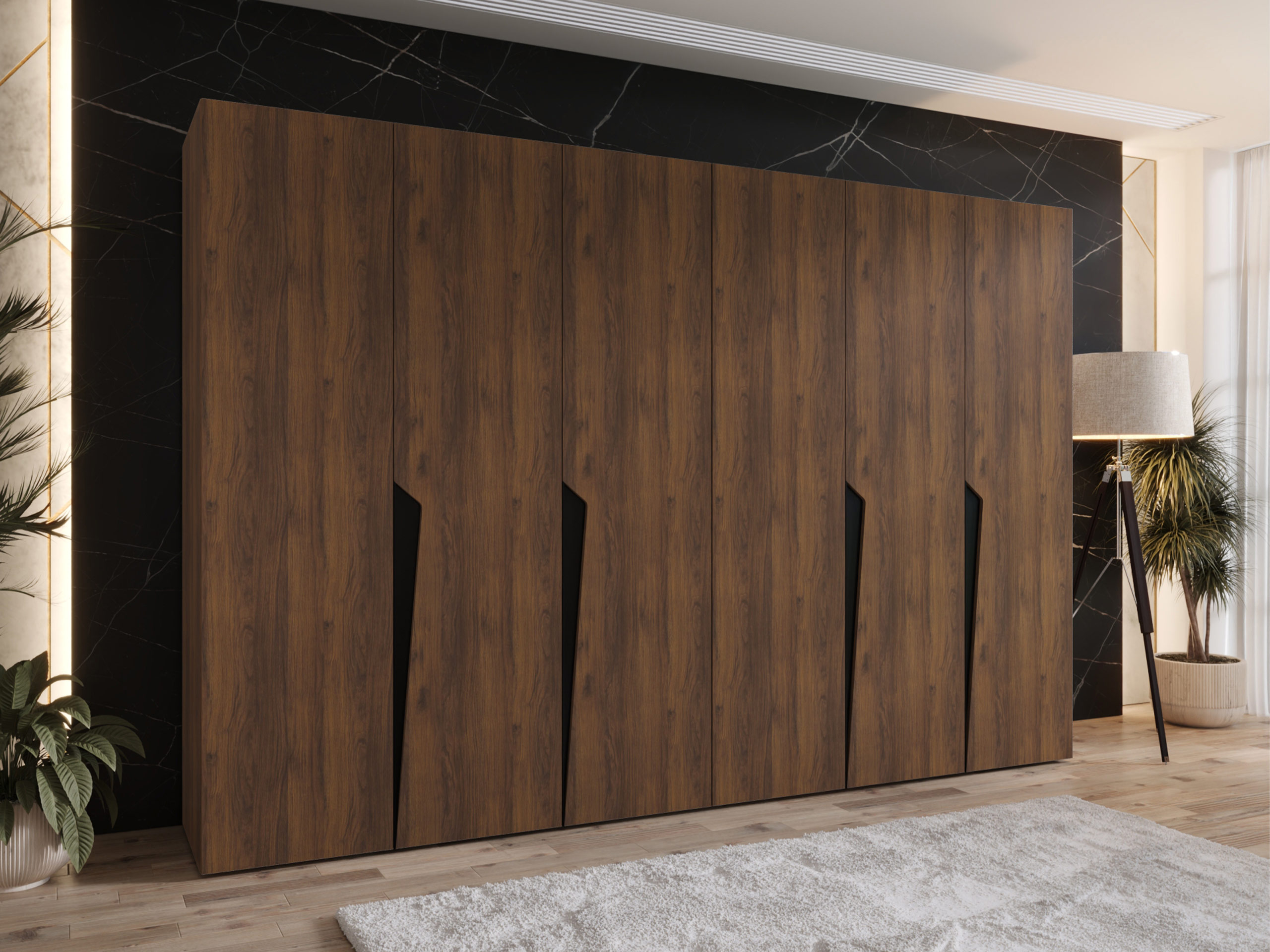 Wardrobe Hartford 607 (Walnut)