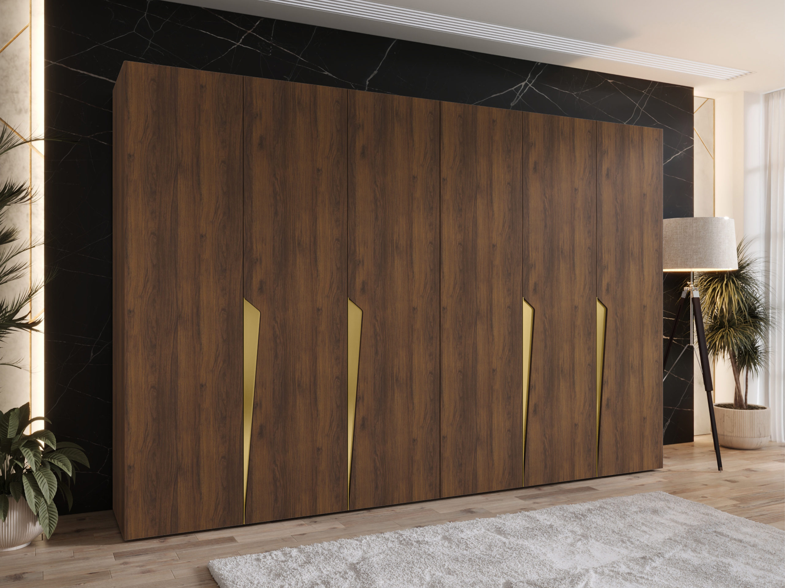 Wardrobe Hartford 607 (Walnut)