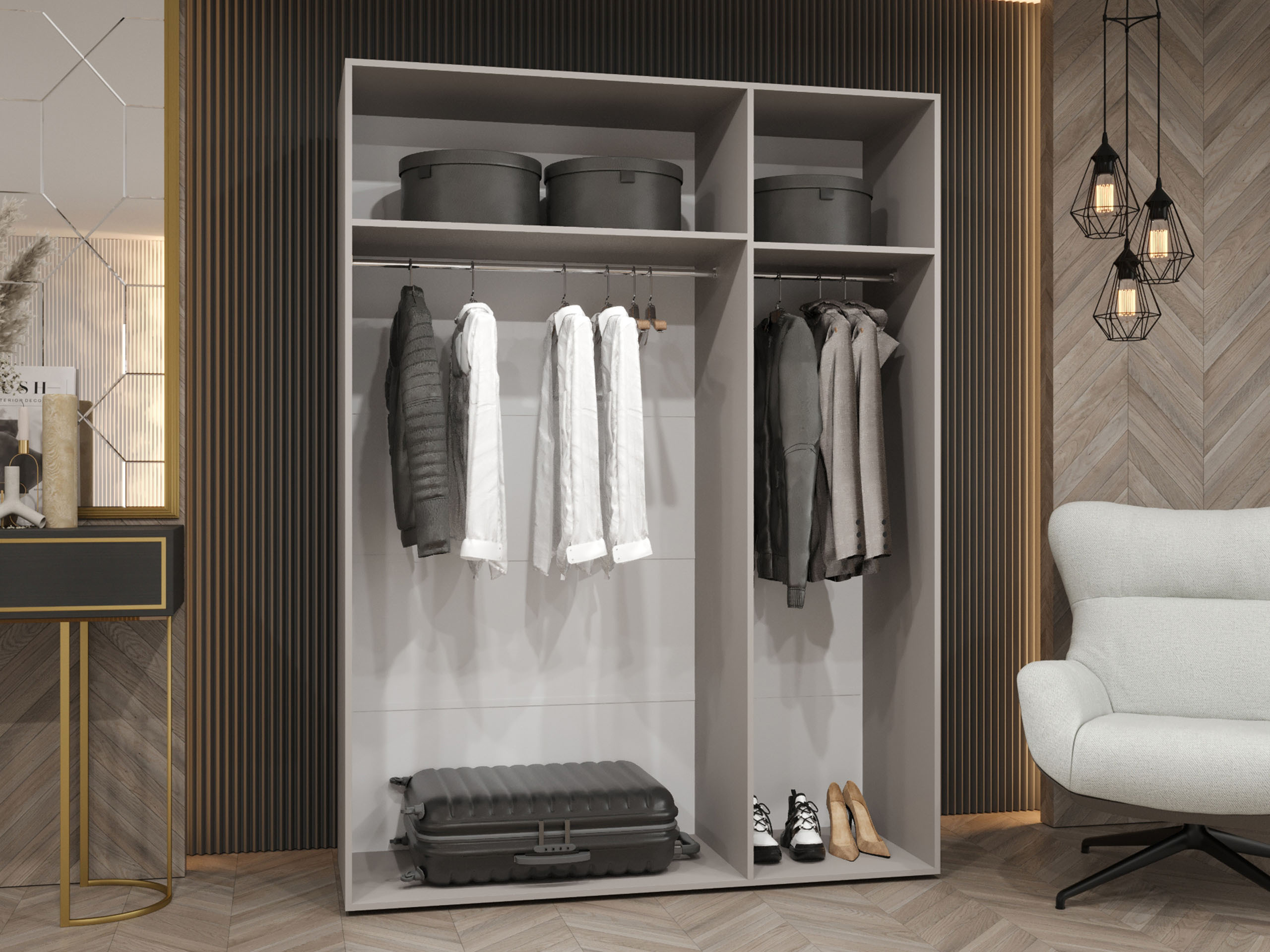 Wardrobe Hartford 614 (Walnut)