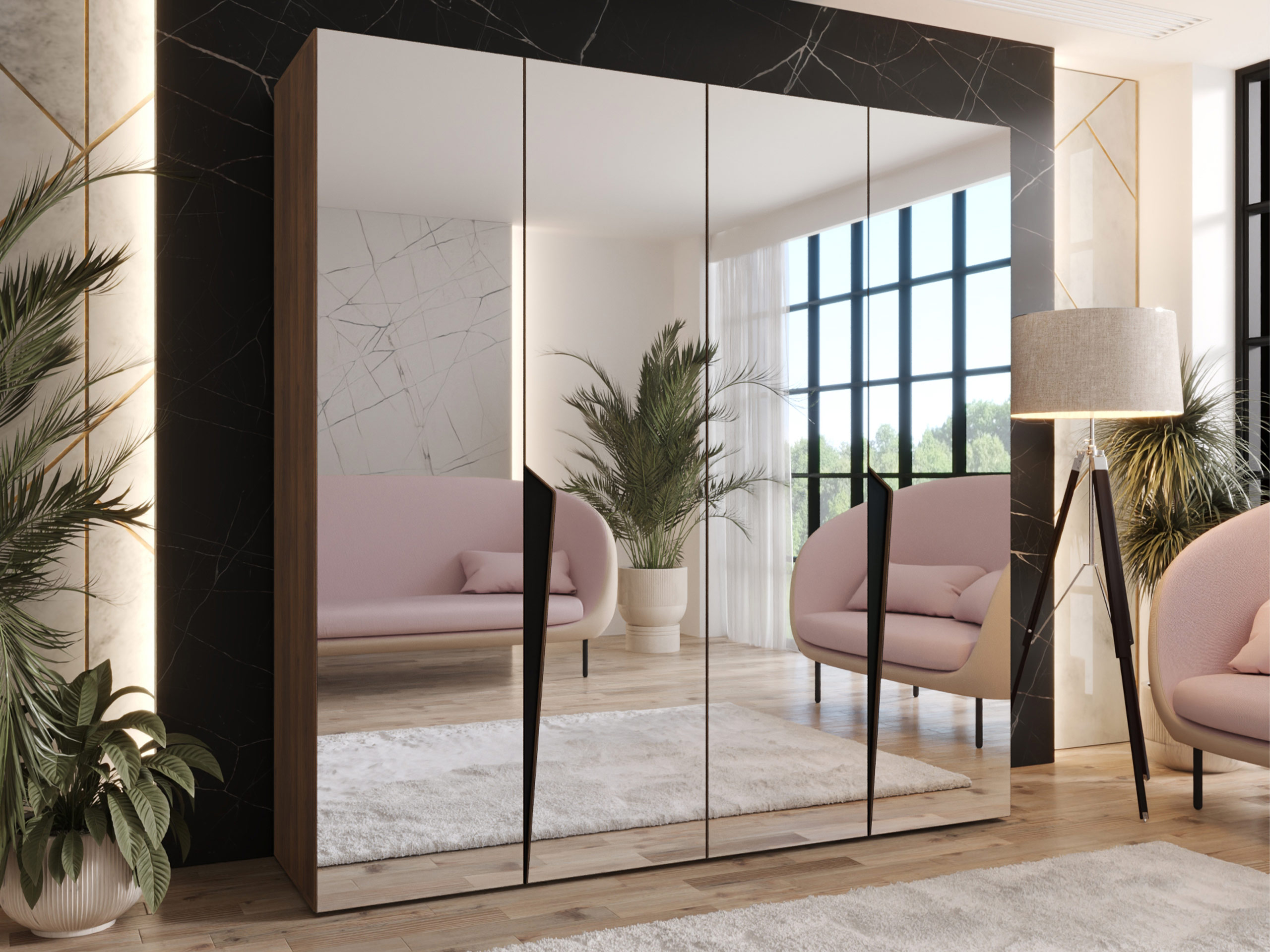 Wardrobe Hartford 615 (Walnut)