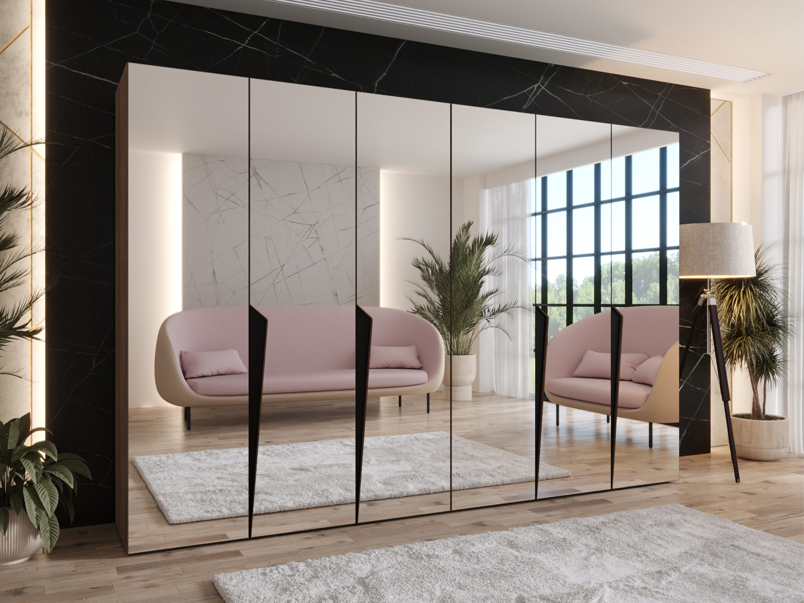 Wardrobe Hartford 617 (Walnut)