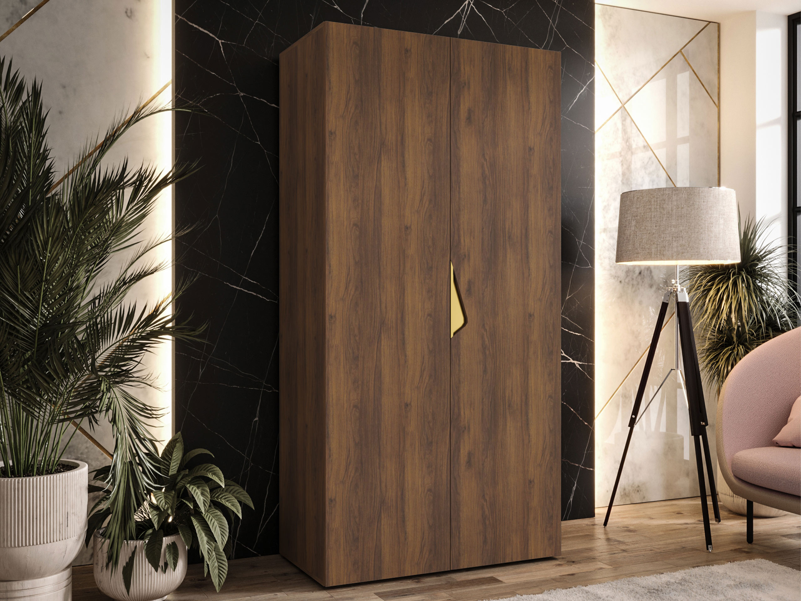 Wardrobe Hartford 618 (Walnut)