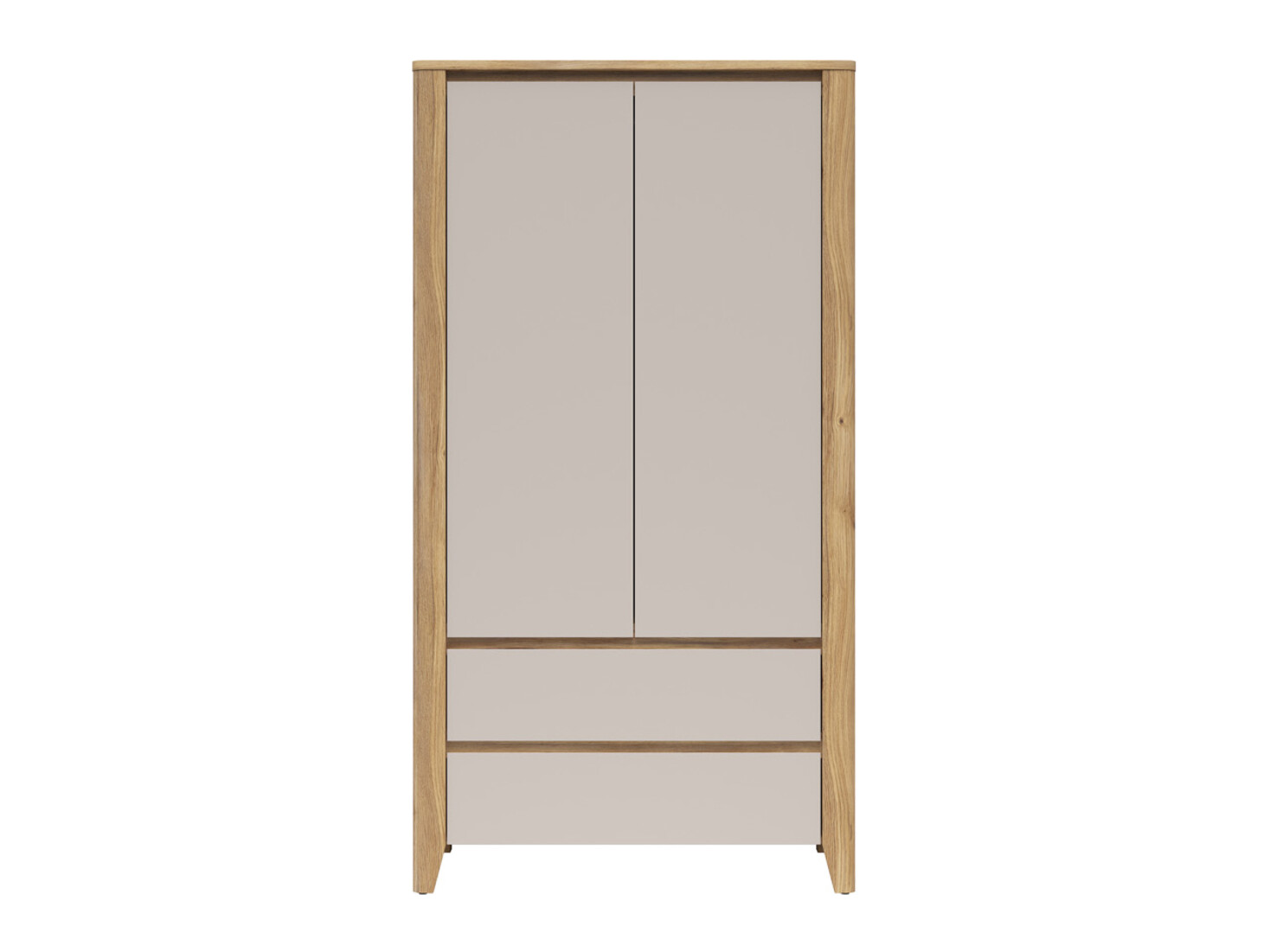 Wardrobe Talduno 103 (Light oak + Cashmere)