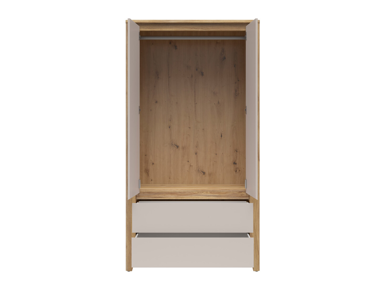 Wardrobe Talduno 103 (Light oak + Cashmere)