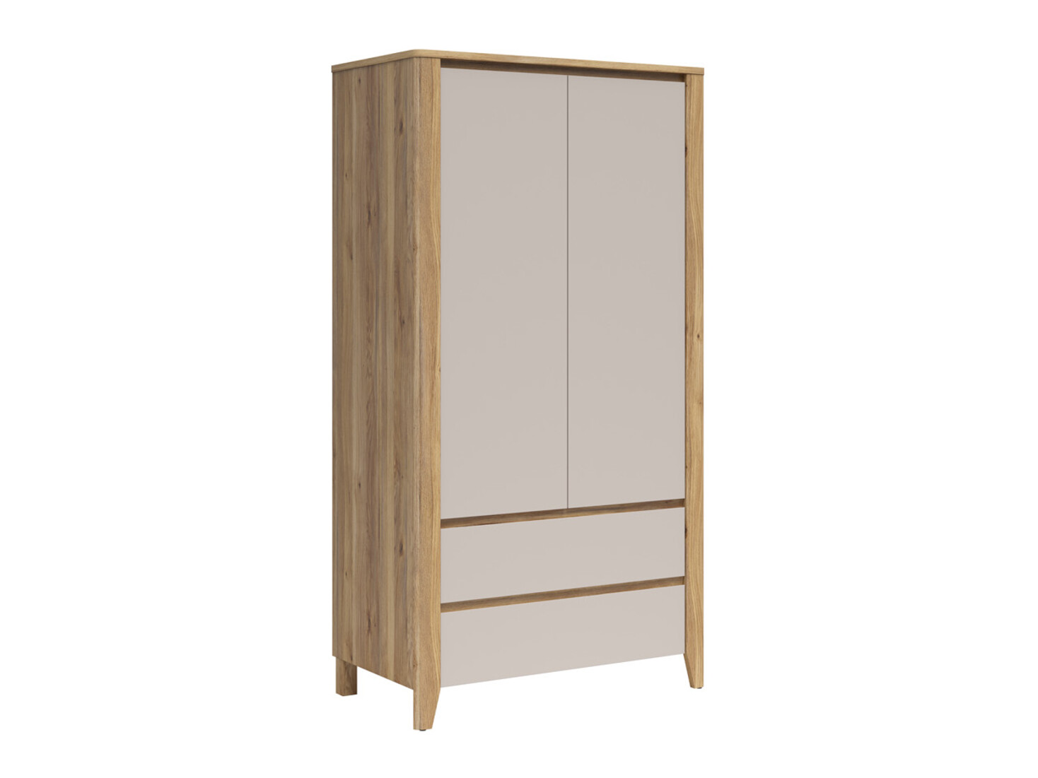 Wardrobe Talduno 103 (Light oak + Cashmere)