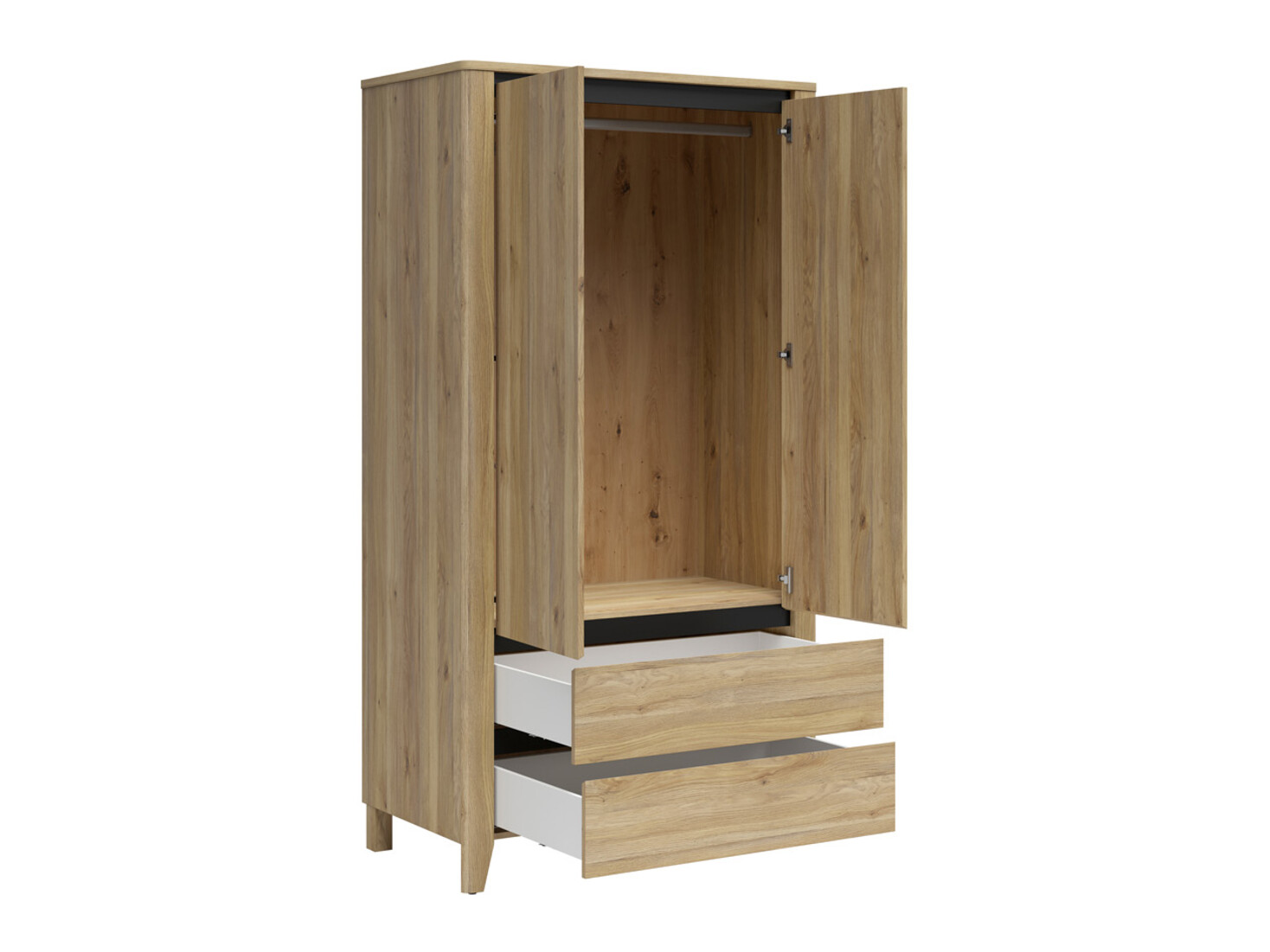 Wardrobe Talduno 103 (Light oak)