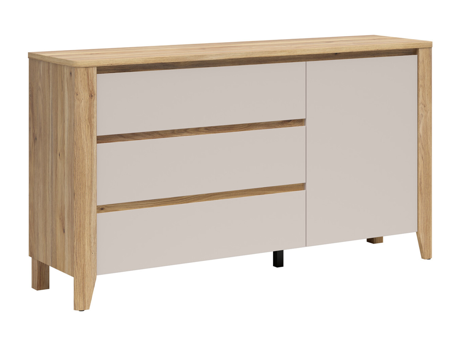 Chest of drawers Talduno 105 (Light oak + Cashmere)