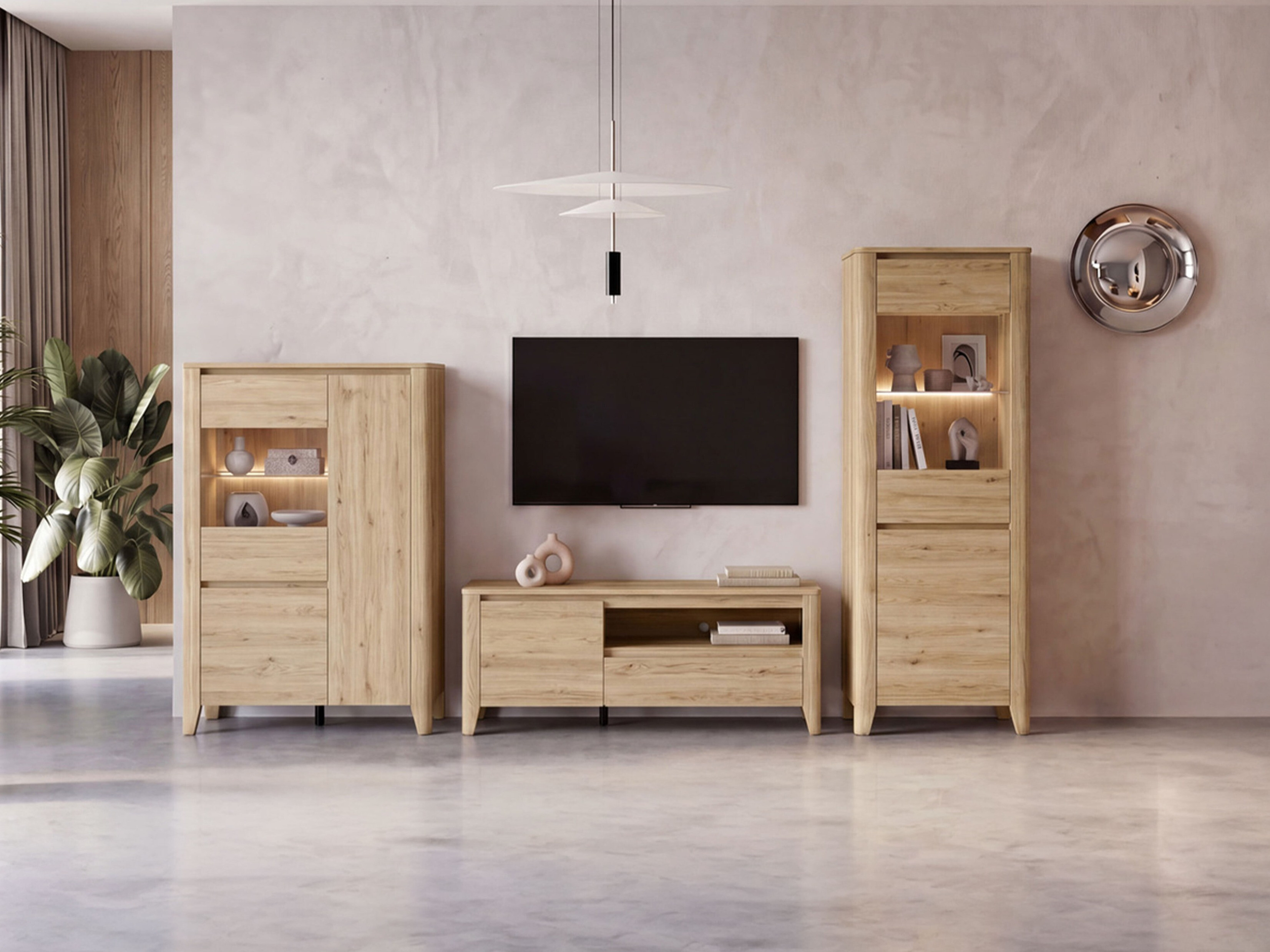 Living room set Talduno 108 (Light oak)