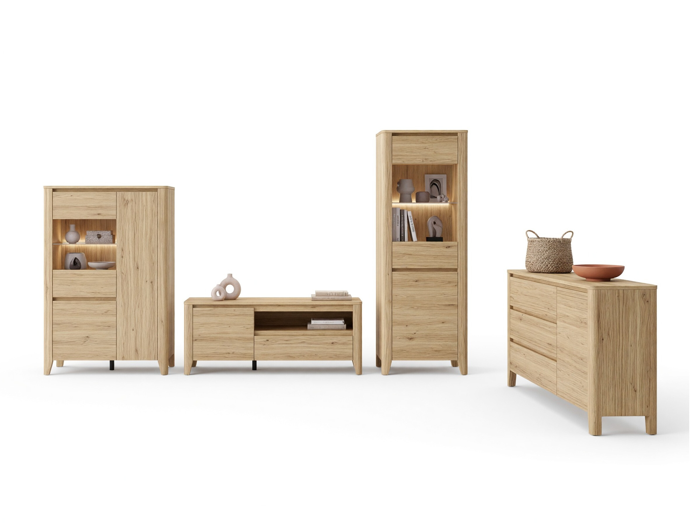 Living room set Talduno 108 (Light oak)