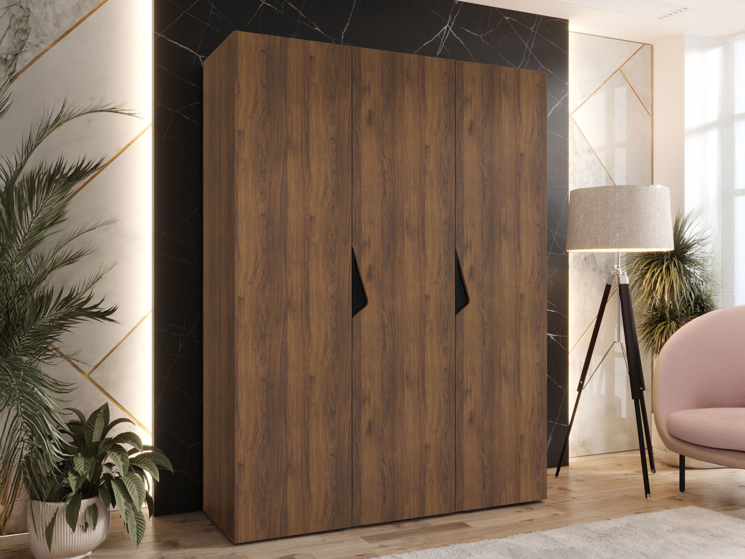 Wardrobe Hartford 619 (Walnut)
