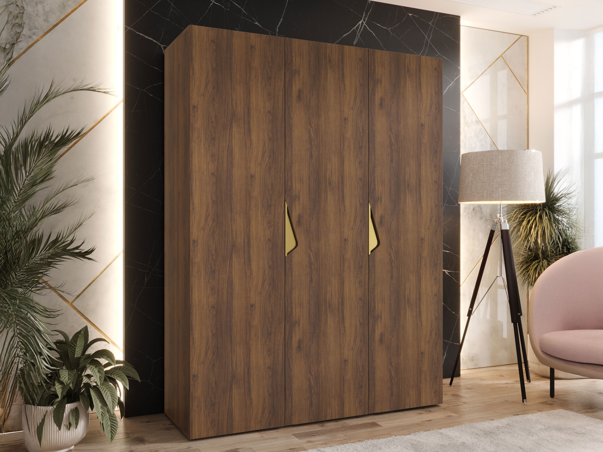 Wardrobe Hartford 619 (Walnut)