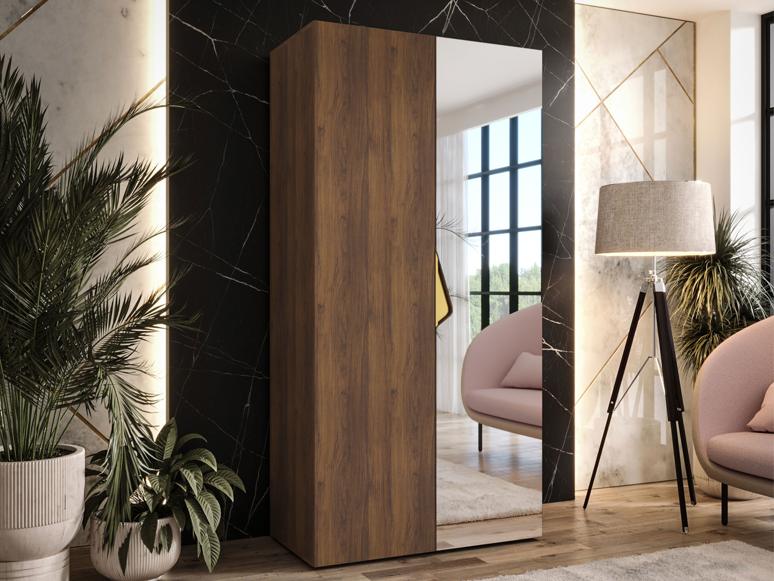 Wardrobe Hartford 623 (Walnut)