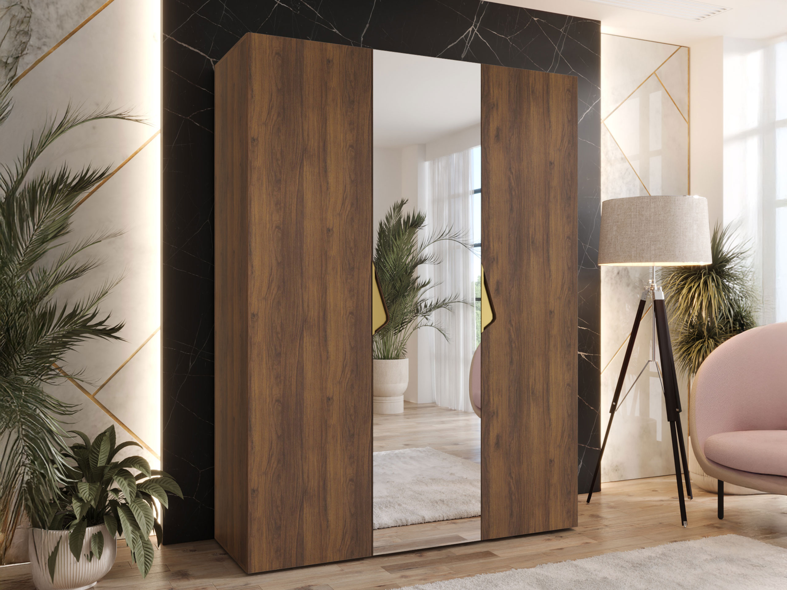 Wardrobe Hartford 624 (Walnut)