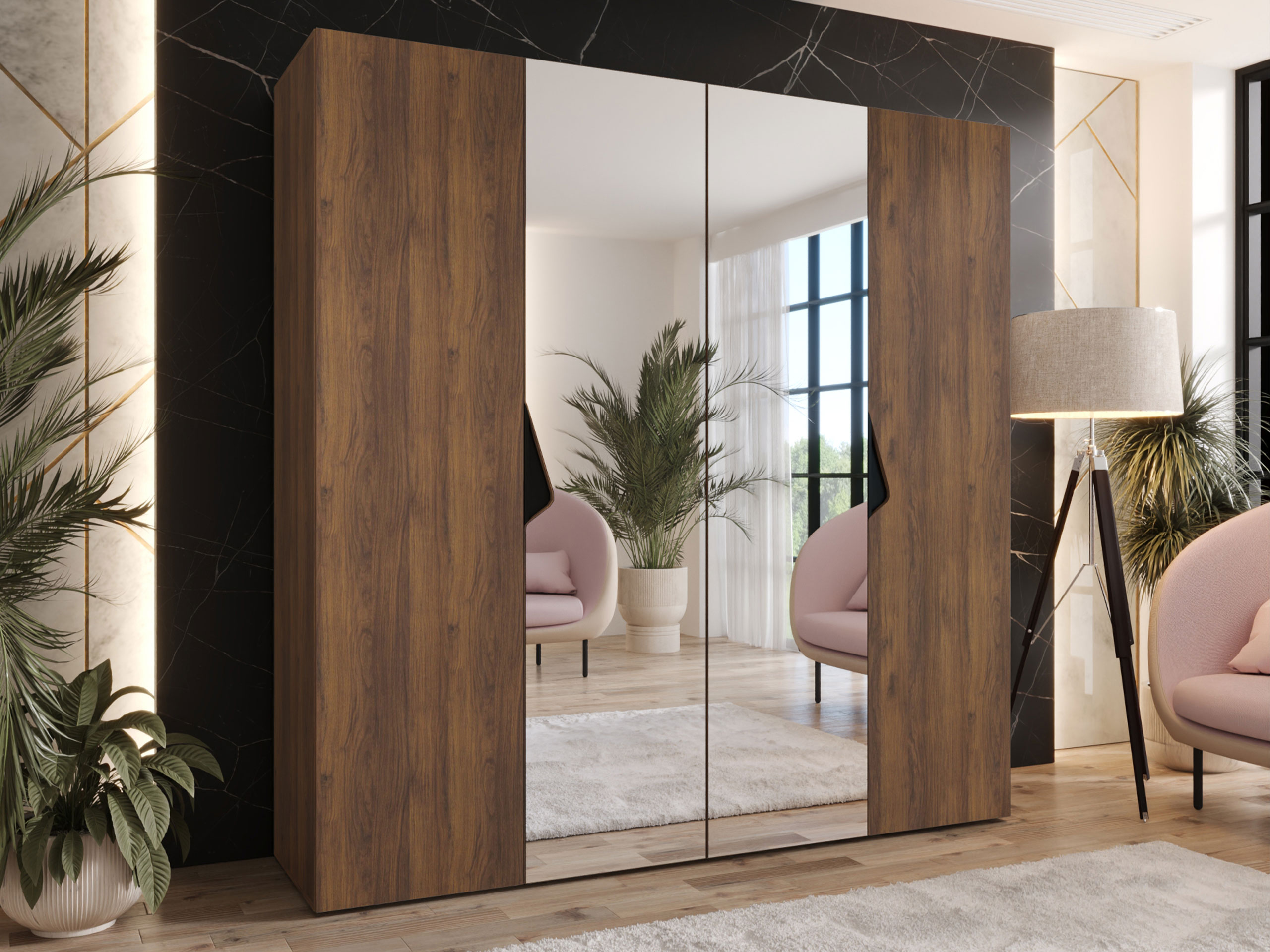 Wardrobe Hartford 625 (Walnut)
